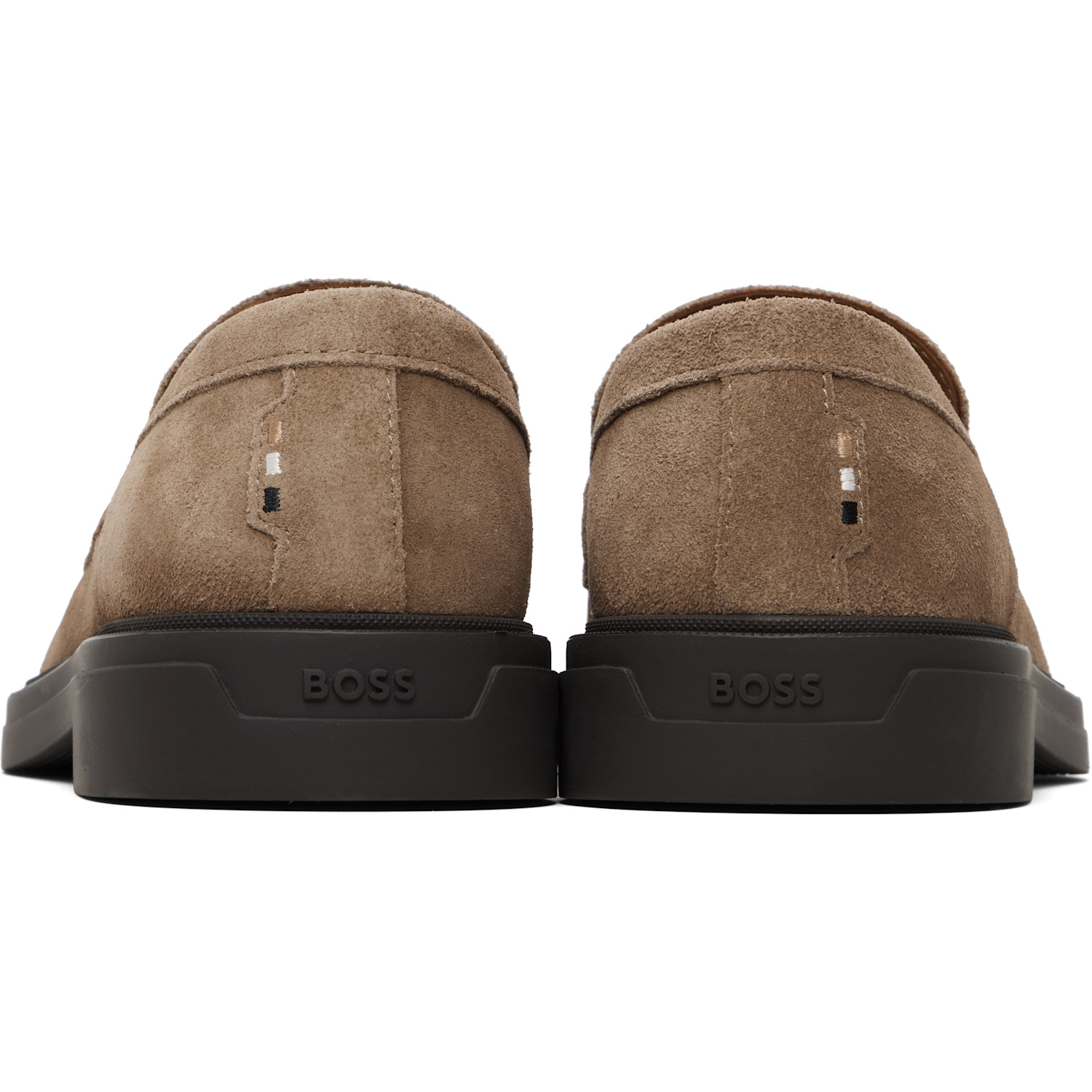  Boss Beige Suede Loafers 