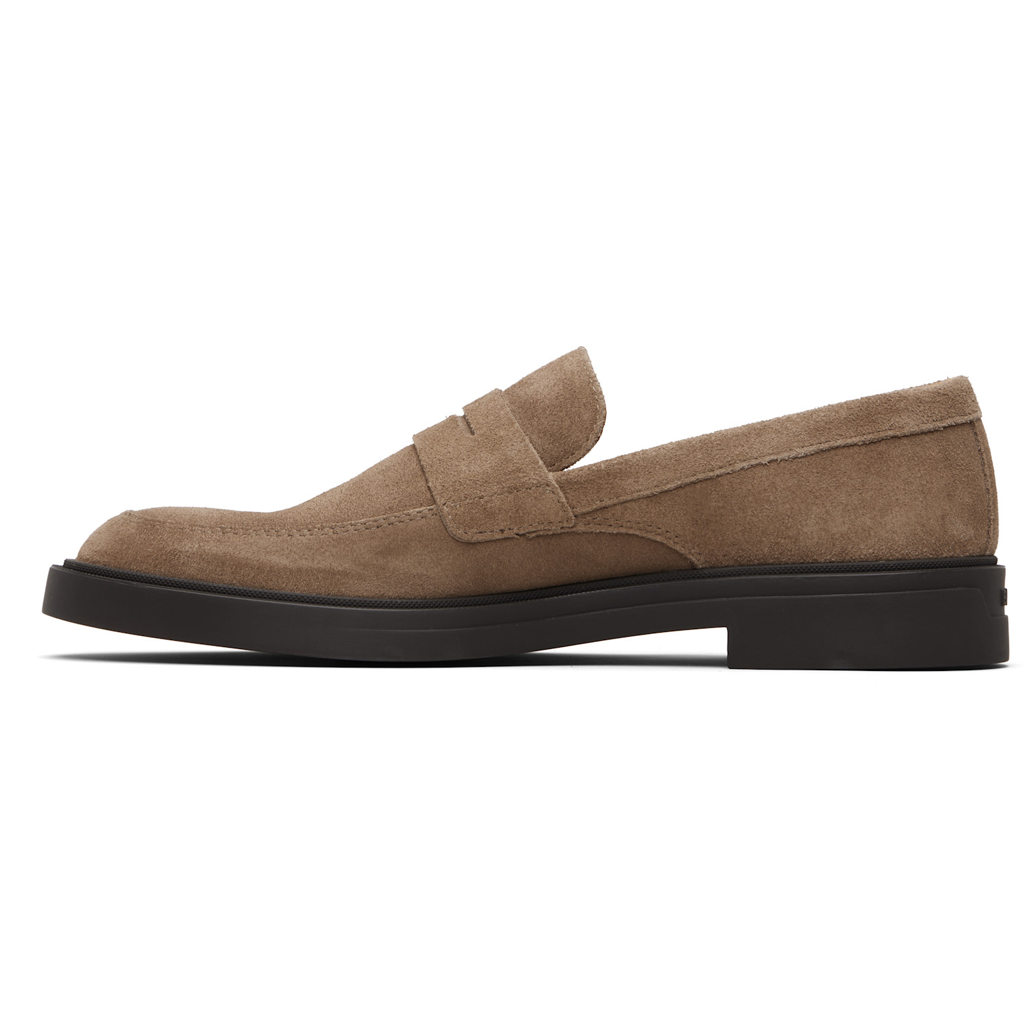  Boss Beige Suede Loafers 