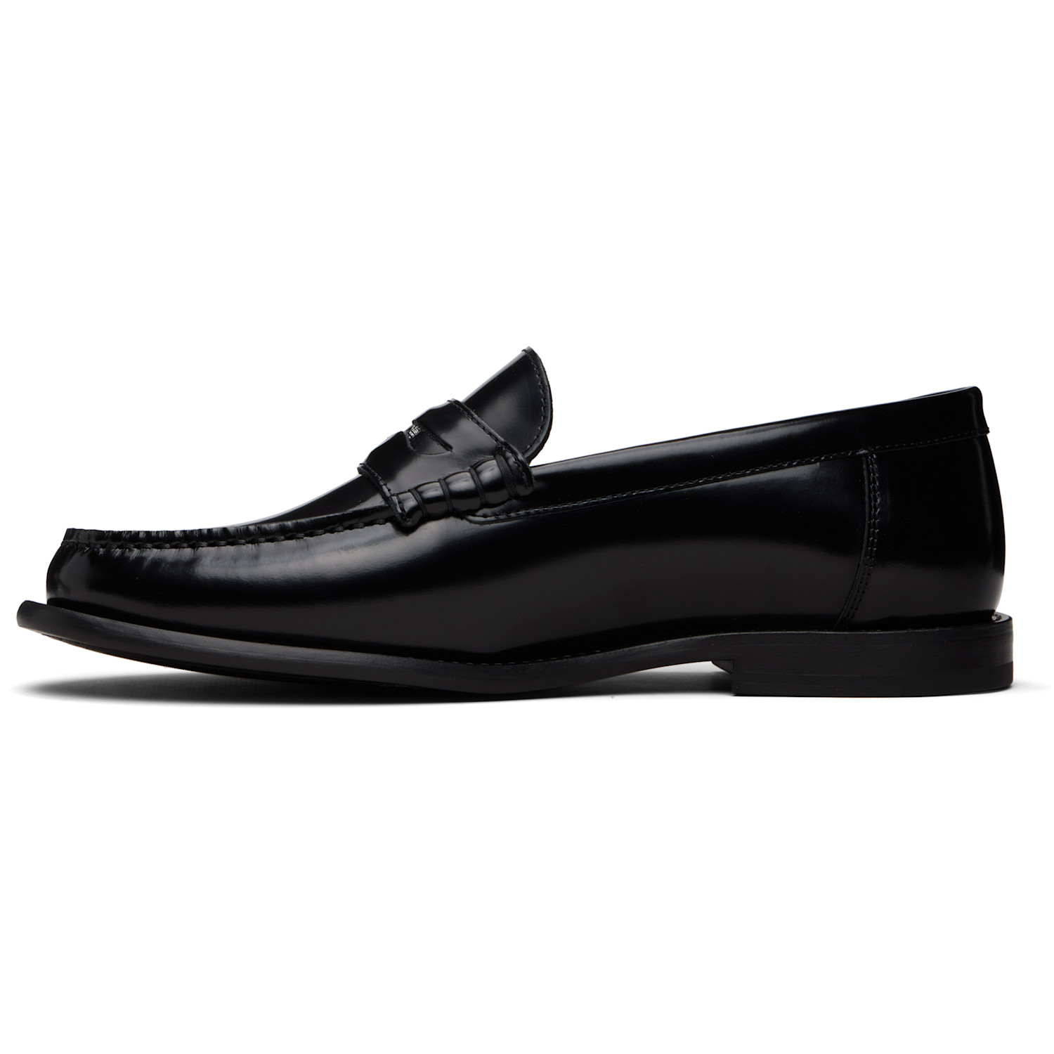  Boss Black Leather Loafers 