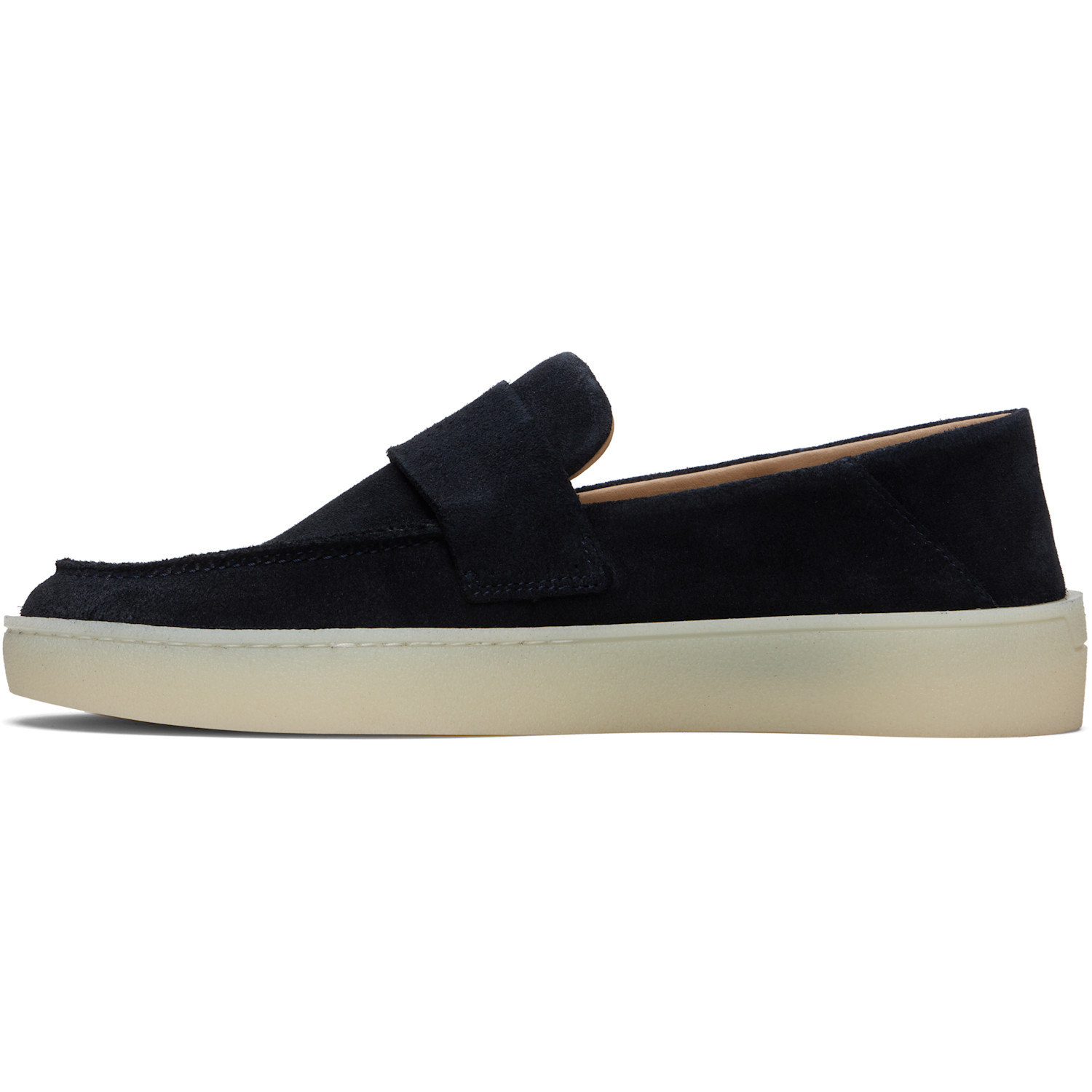  Boss Navy Suede Loafers 