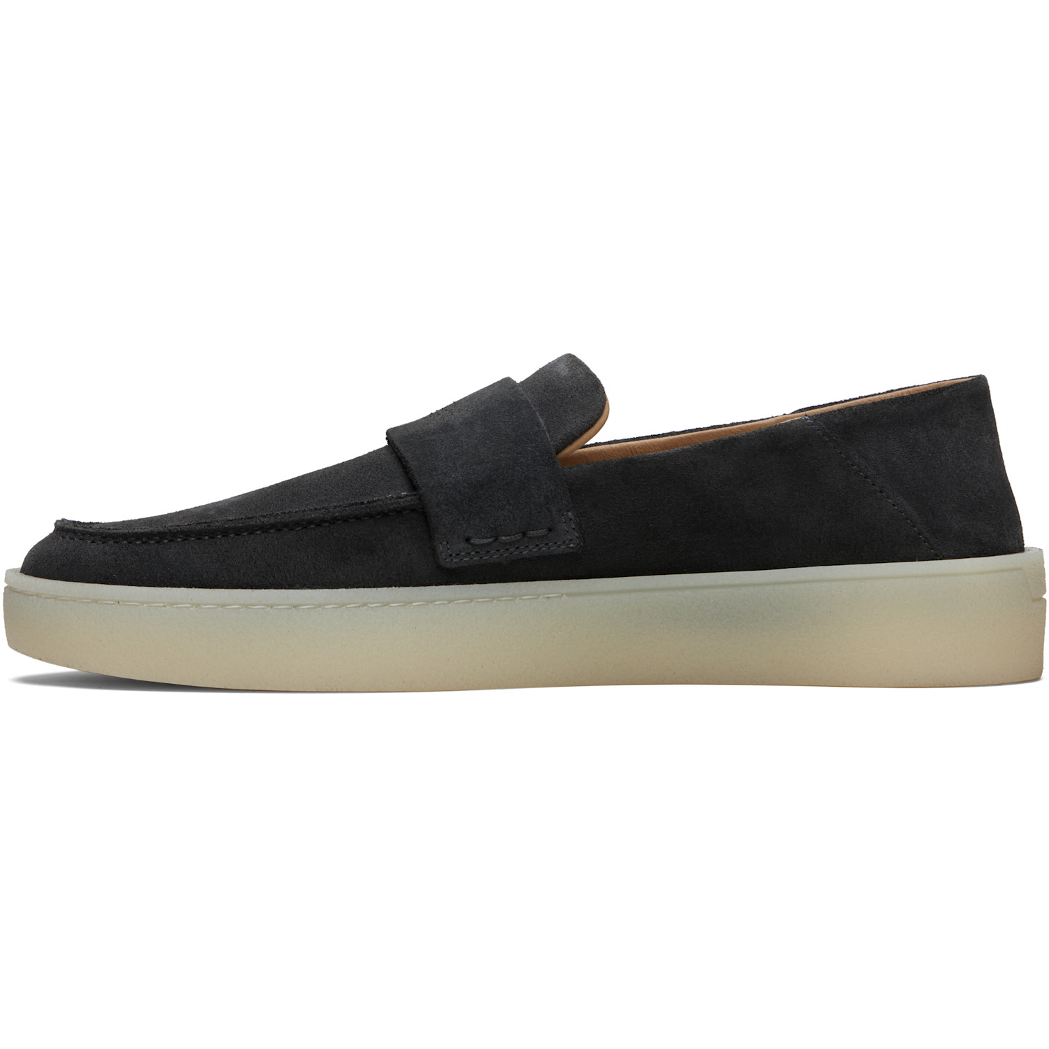  Boss Gray Suede Loafers 