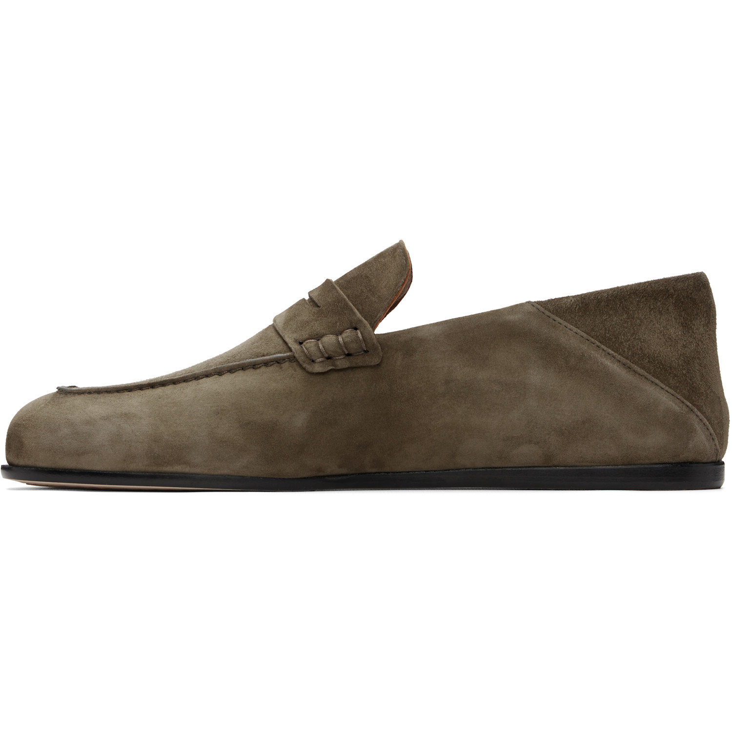  Boss Khaki Beckham Edition Suede Penny Loafers 