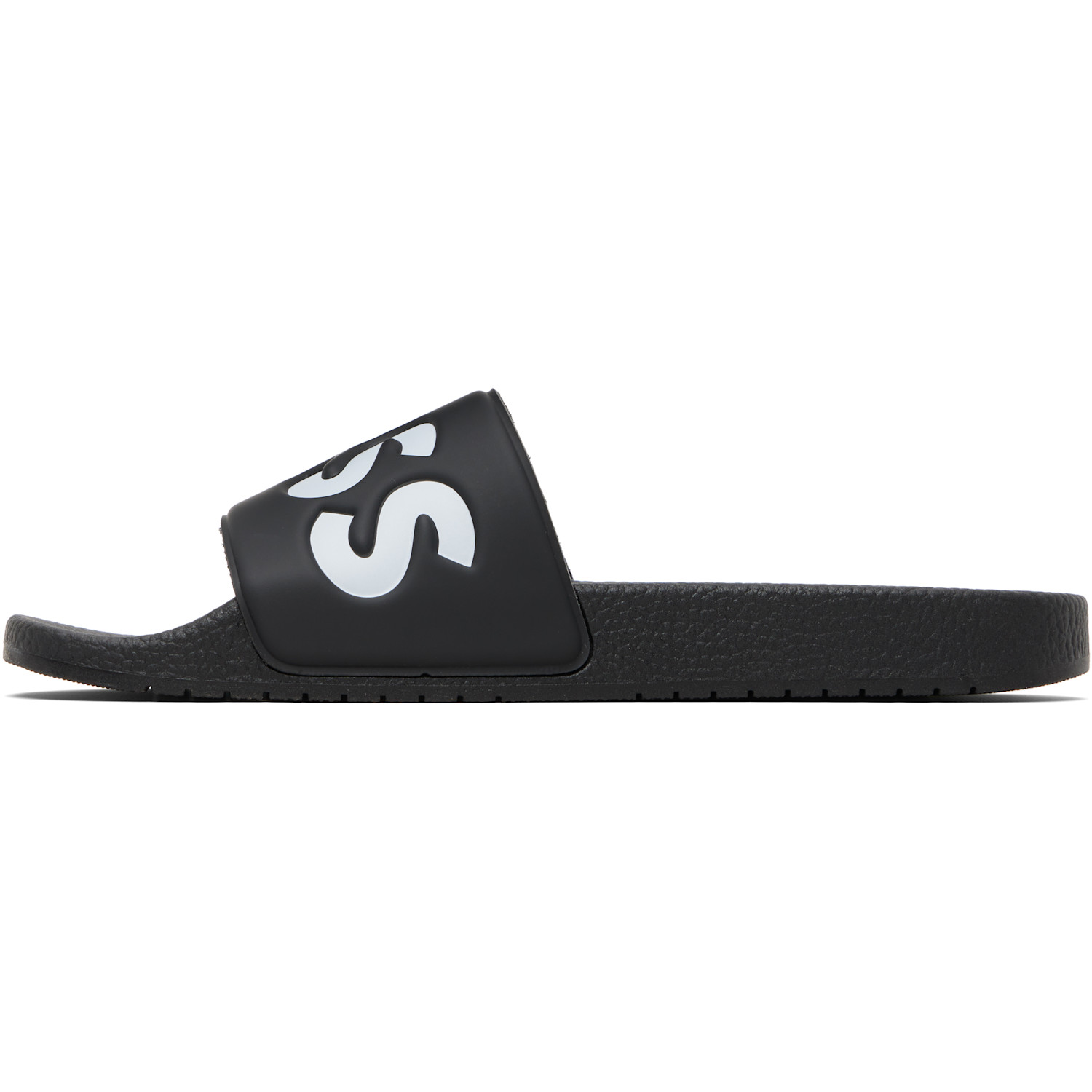  Boss Black Large Logo Detail Pool Slides 