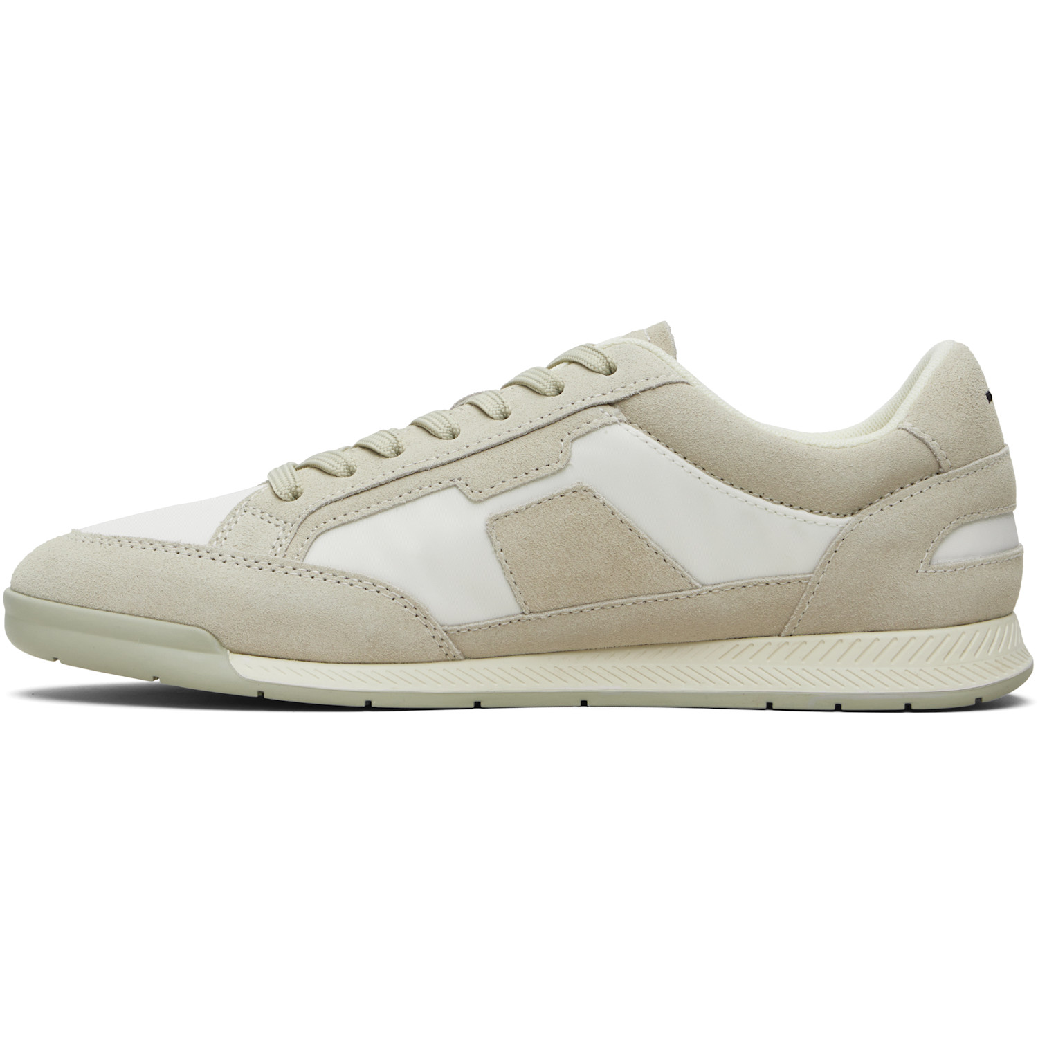  Boss Beige Satin Low Sneakers 