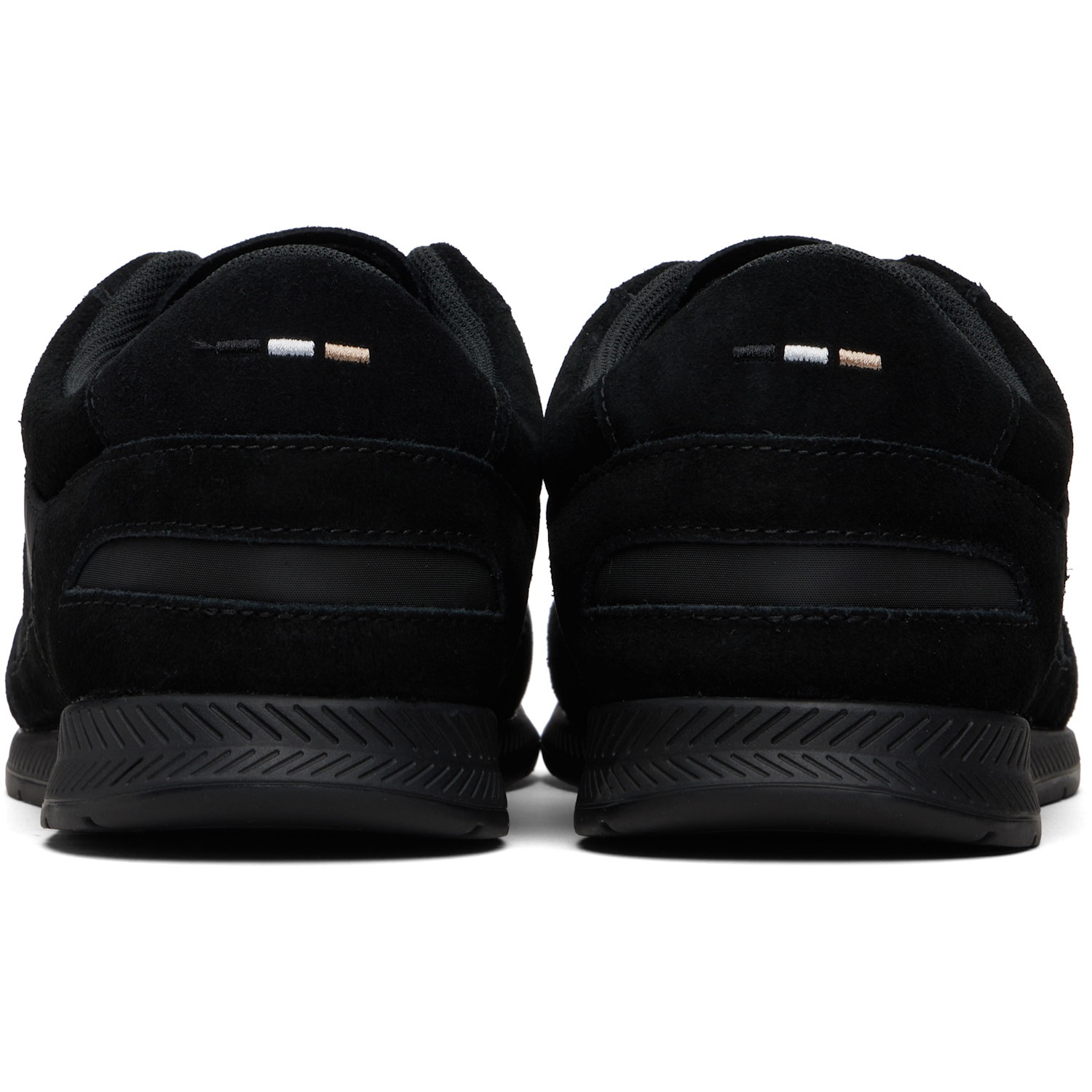  Boss Black Satin Low Sneakers 