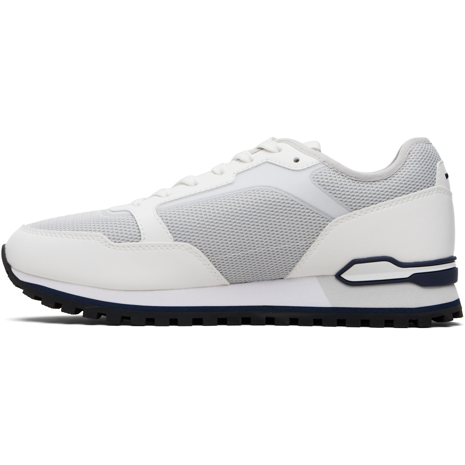  Boss Gray & White Running-inspired Sneakers 