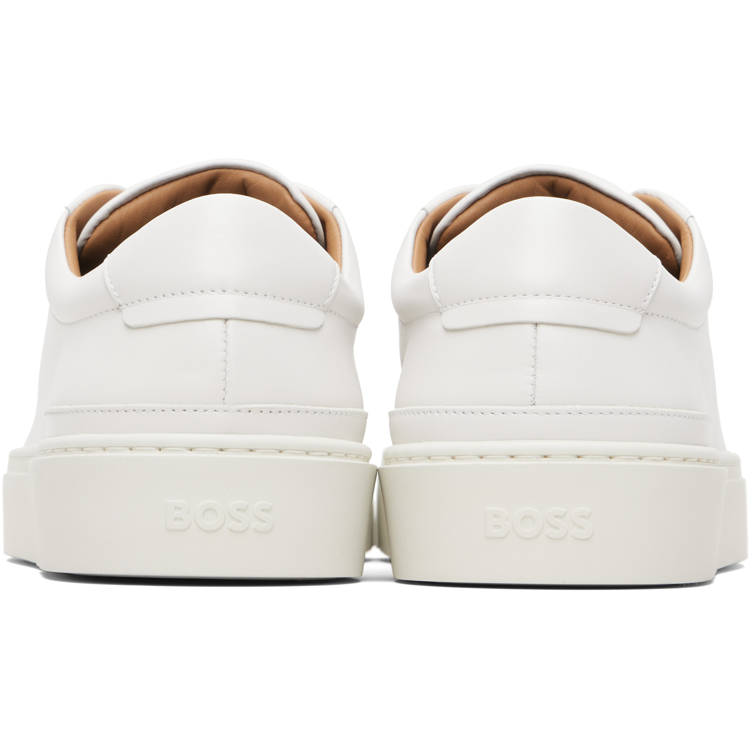  Boss White Leather Gary Sneakers 