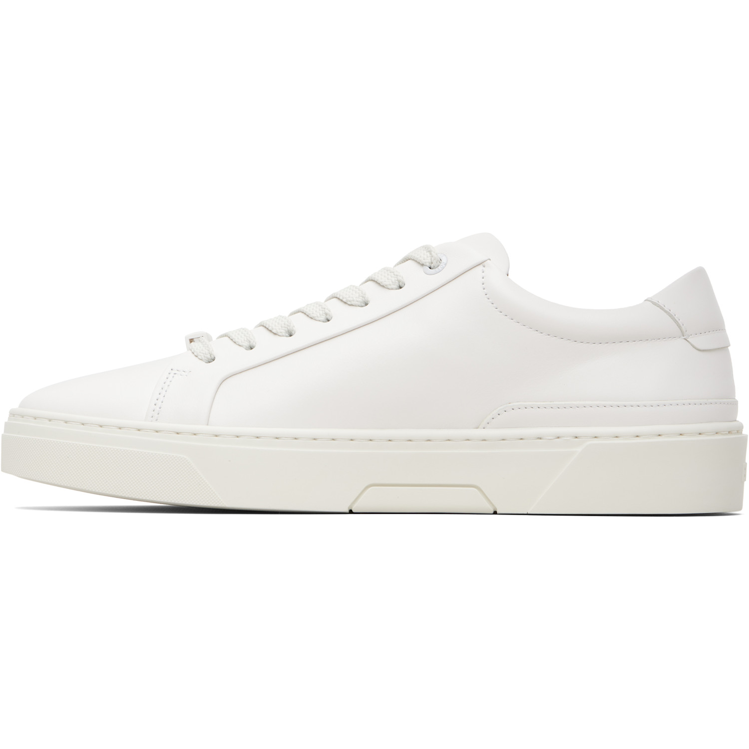  Boss White Leather Gary Sneakers 