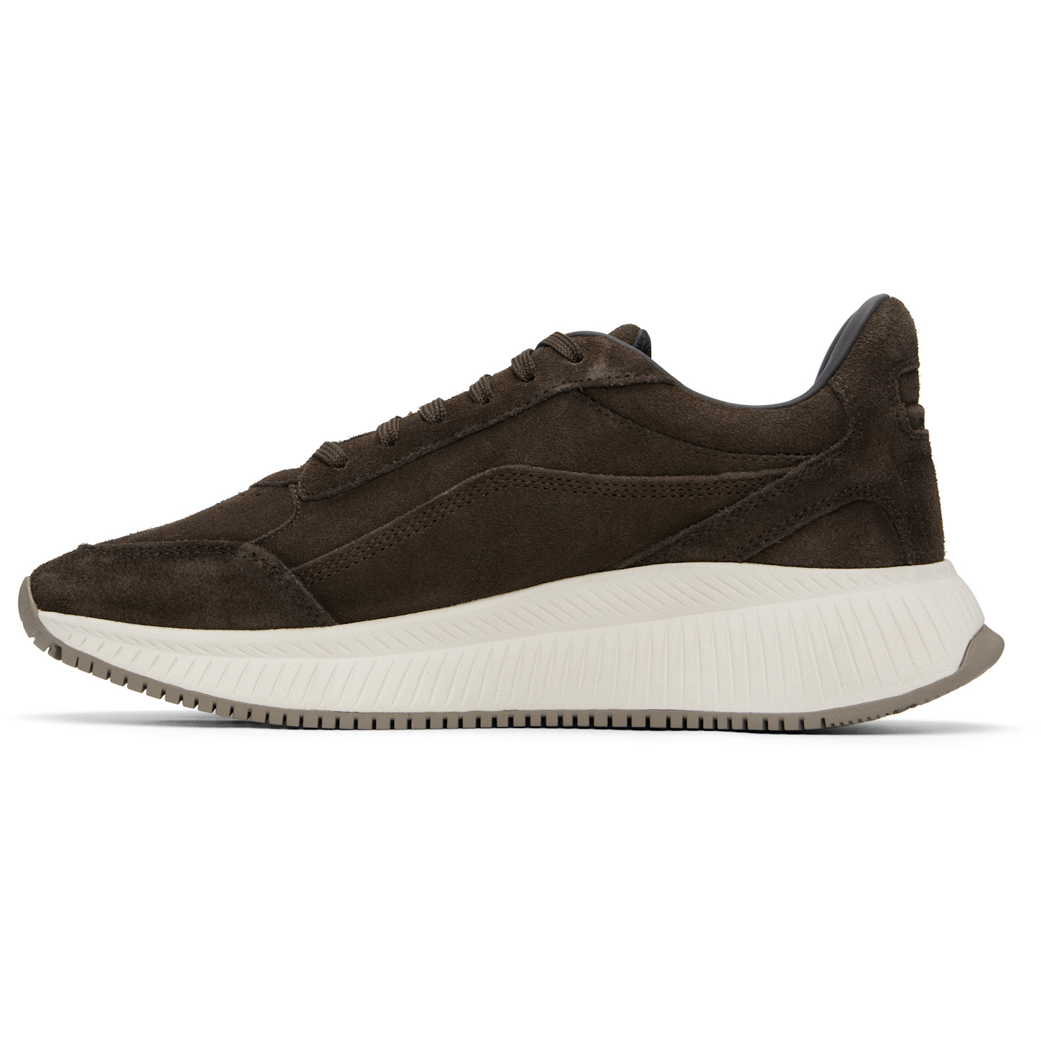  Boss Brown Ttnm Suede Sneakers 