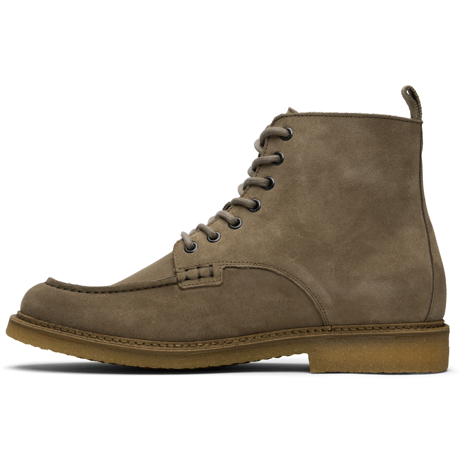  Boss Beige Suede Crepe-outsole Half Boots 