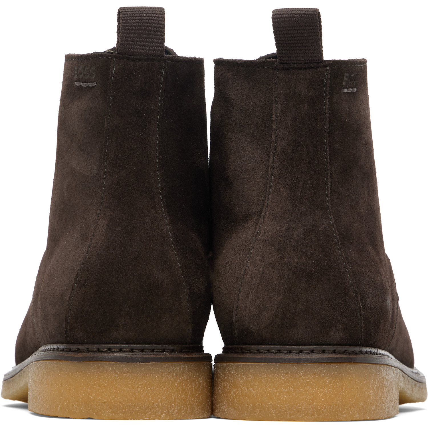  Boss Brown Suede Half Boots 