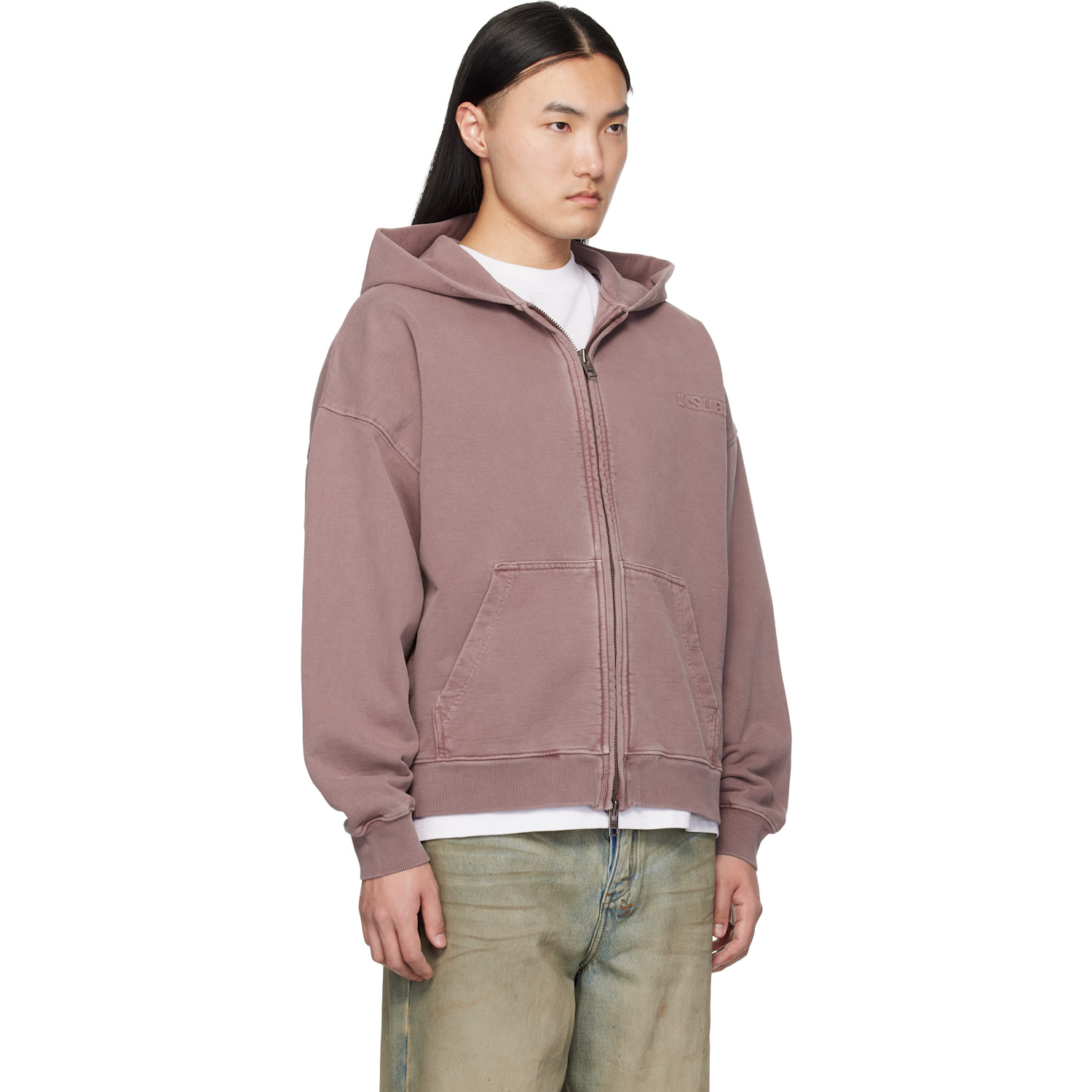  Ksubi Purple Intruder Ekcess Zip Hoodie 