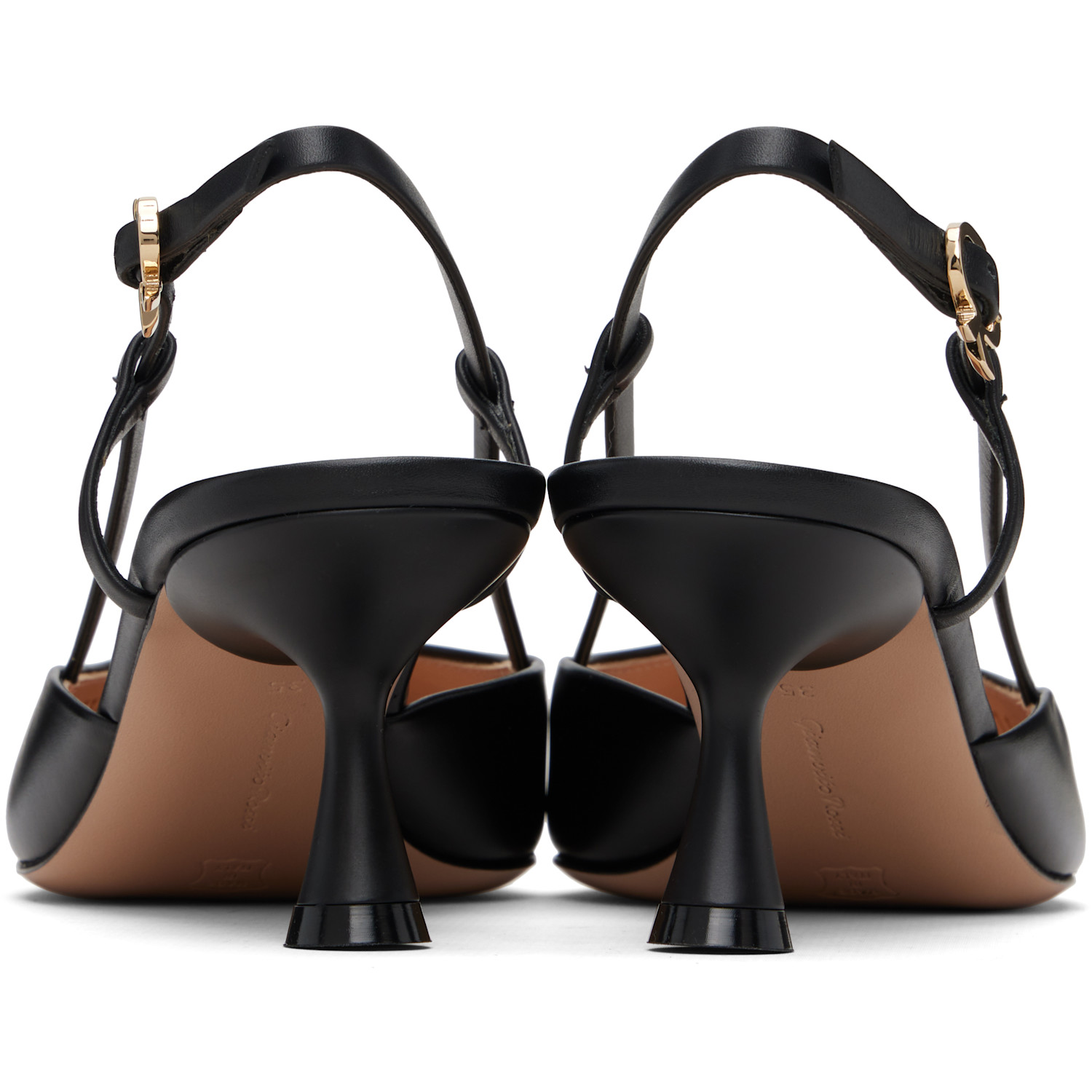  Gianvito Rossi Black Ascent 55 Heels 