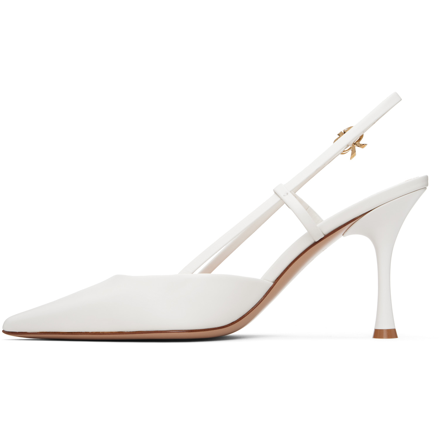  Gianvito Rossi White Ascent Heels 