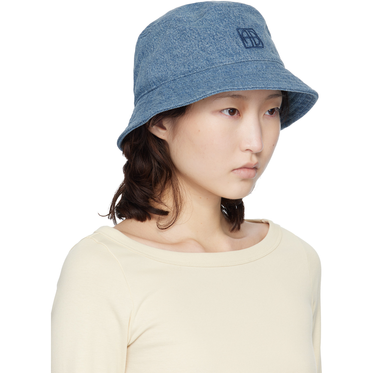  Anine Bing Blue Nicks Bucket Hat 