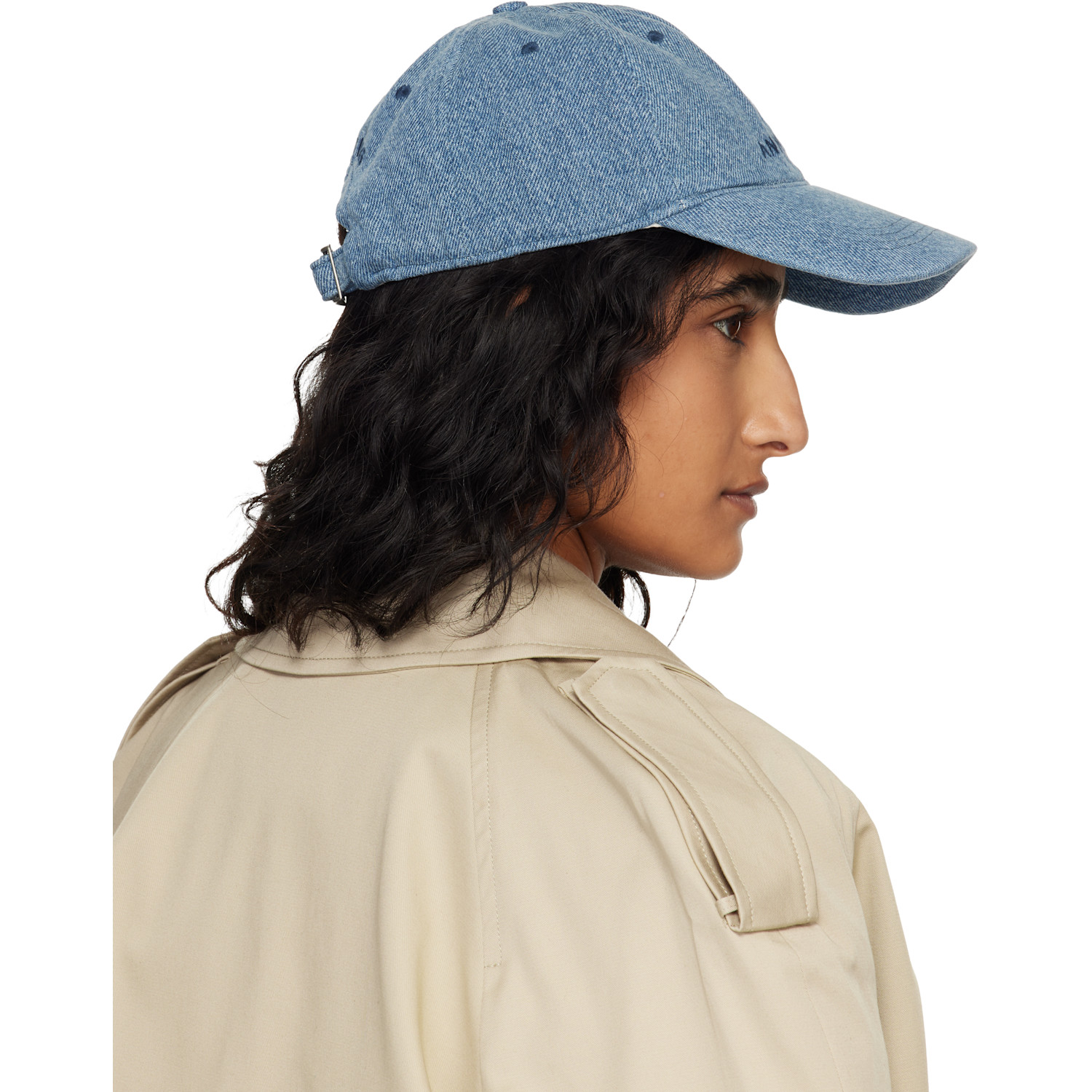  Anine Bing Blue Jeremy Baseball Cap 