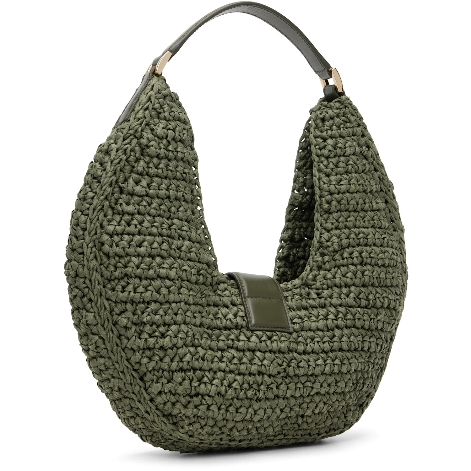  Anine Bing Khaki Lou Monogram Bag 