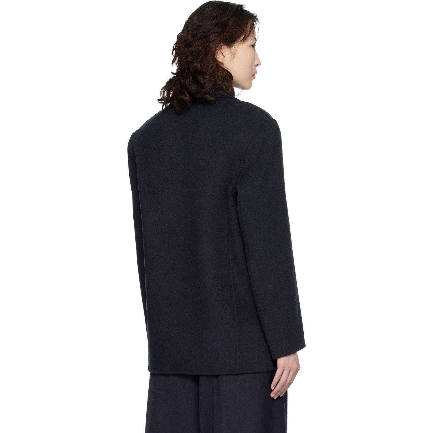  Anine Bing Navy Quinn Blazer 
