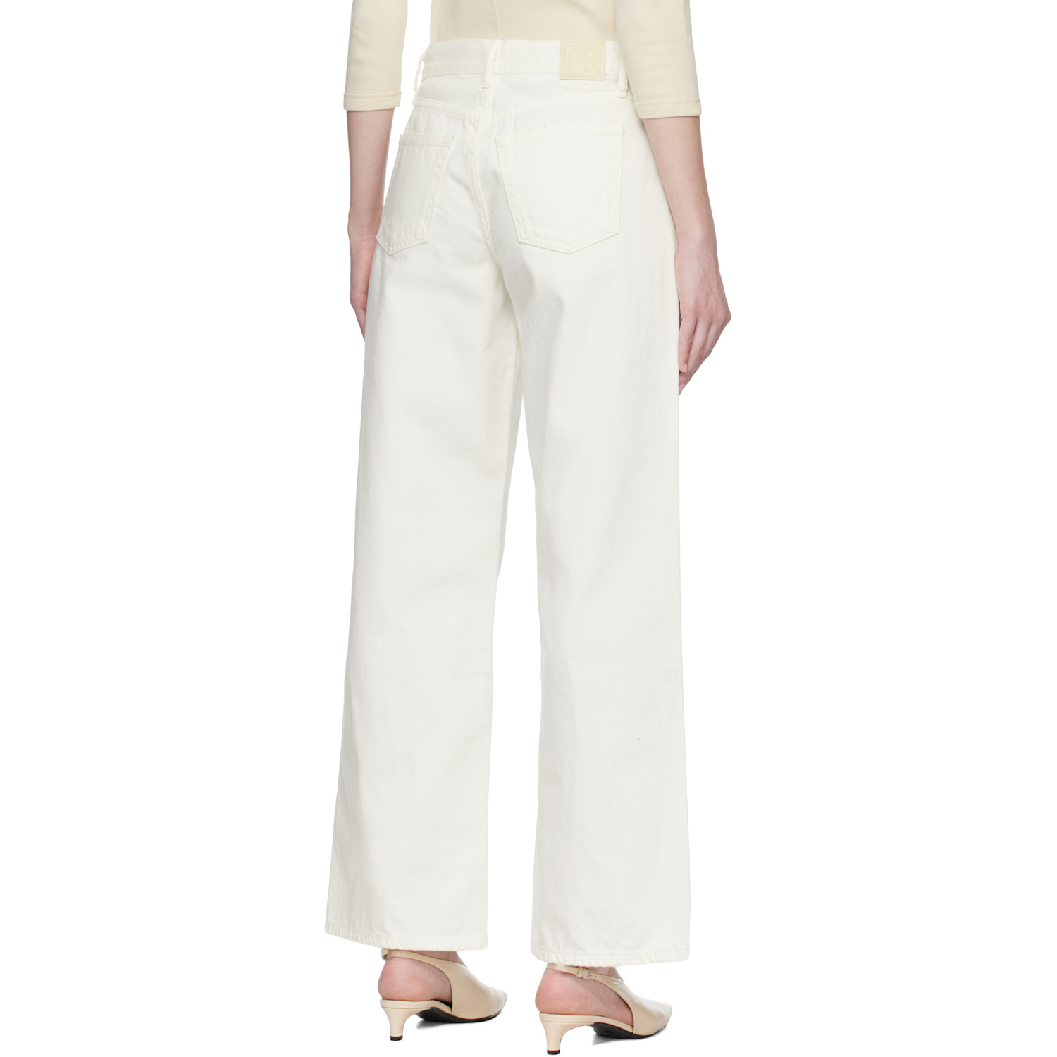  Anine Bing Off-white Manon Jeans 