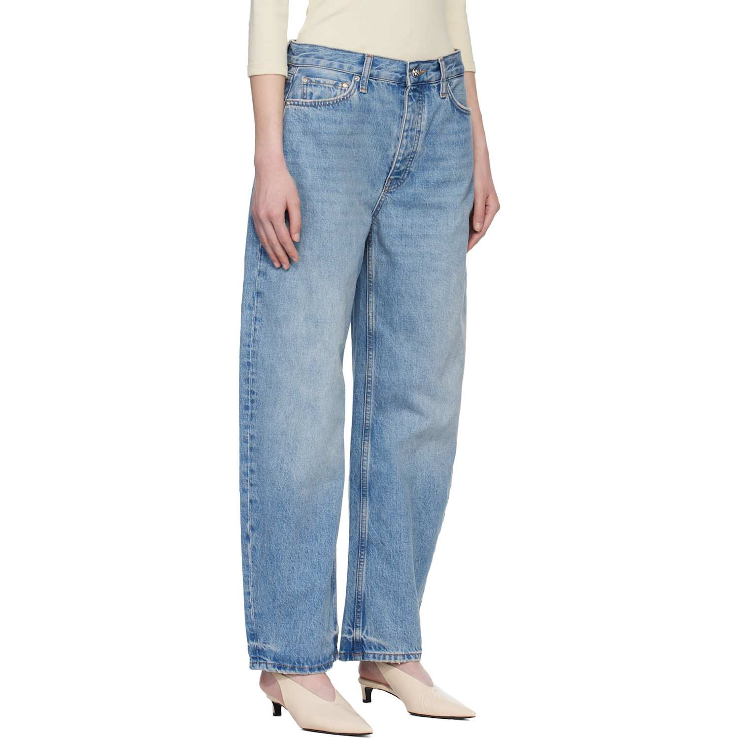  Anine Bing Blue Fritz Jeans 