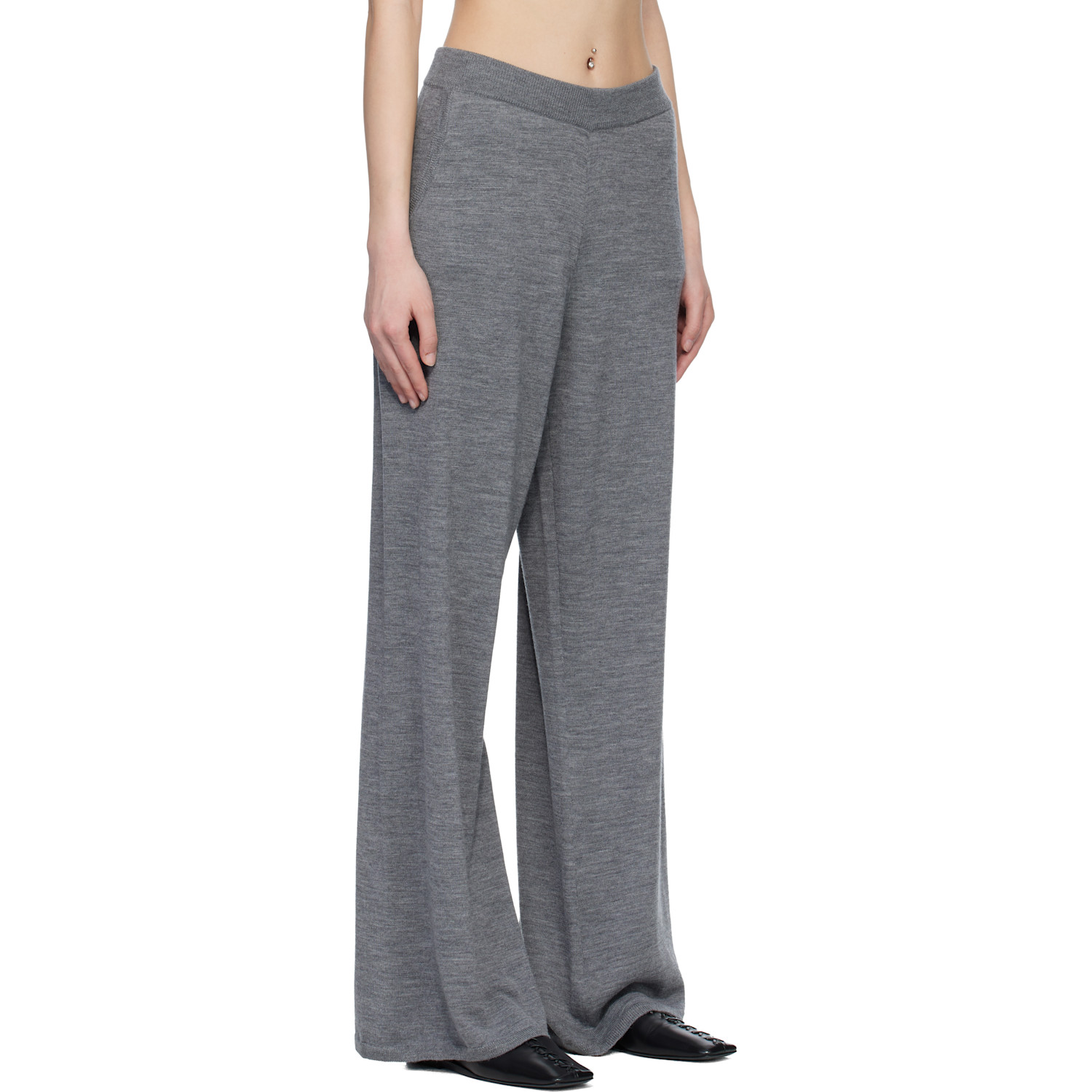  Anine Bing Gray Adley Lounge Pants 