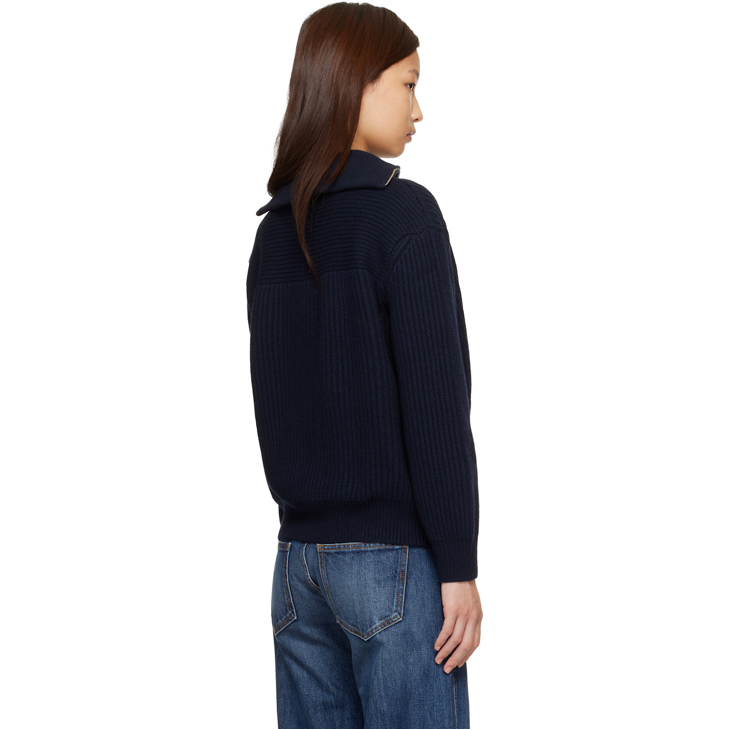  Anine Bing Navy Sammy Track Jacket 