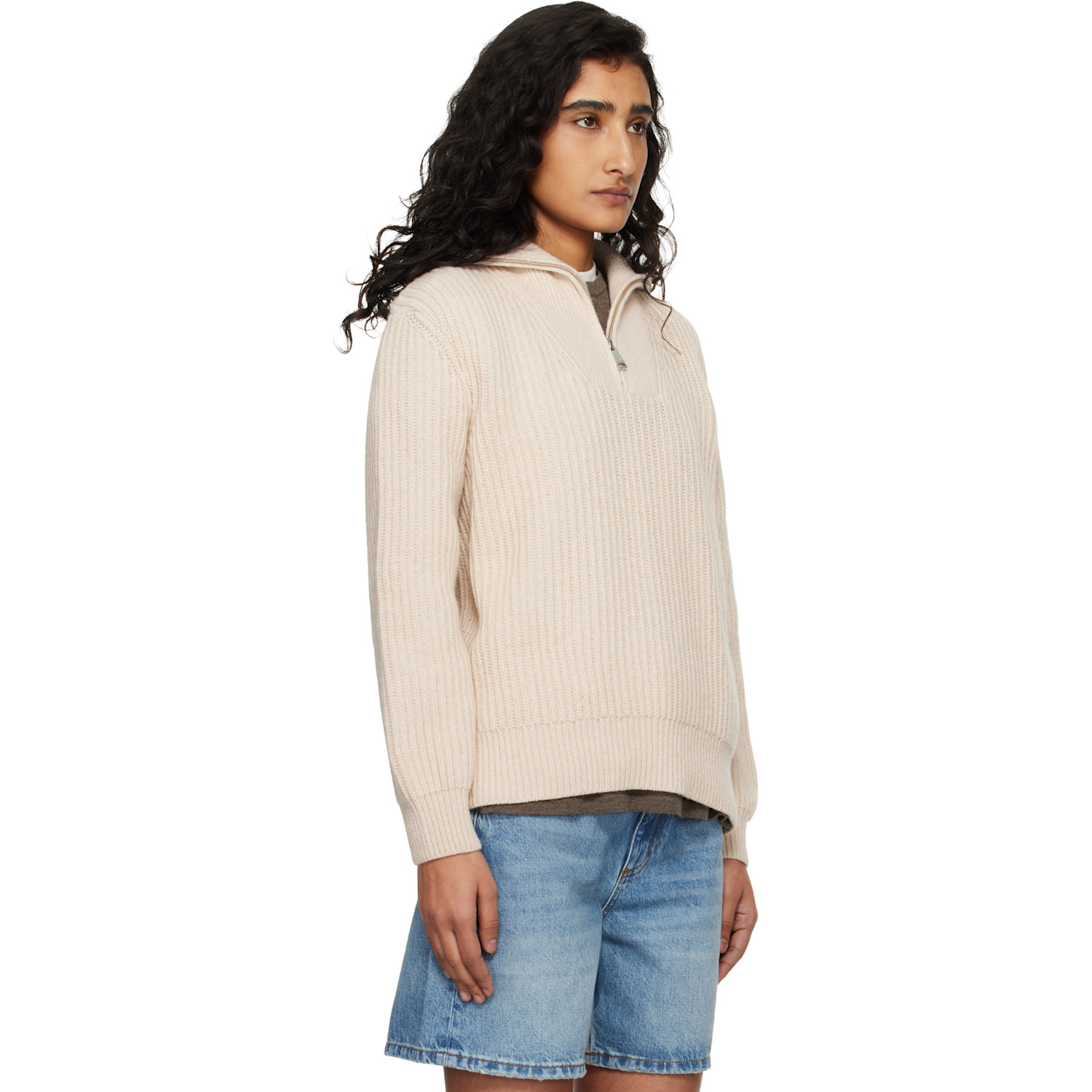  Anine Bing Beige Sammy Sweater 