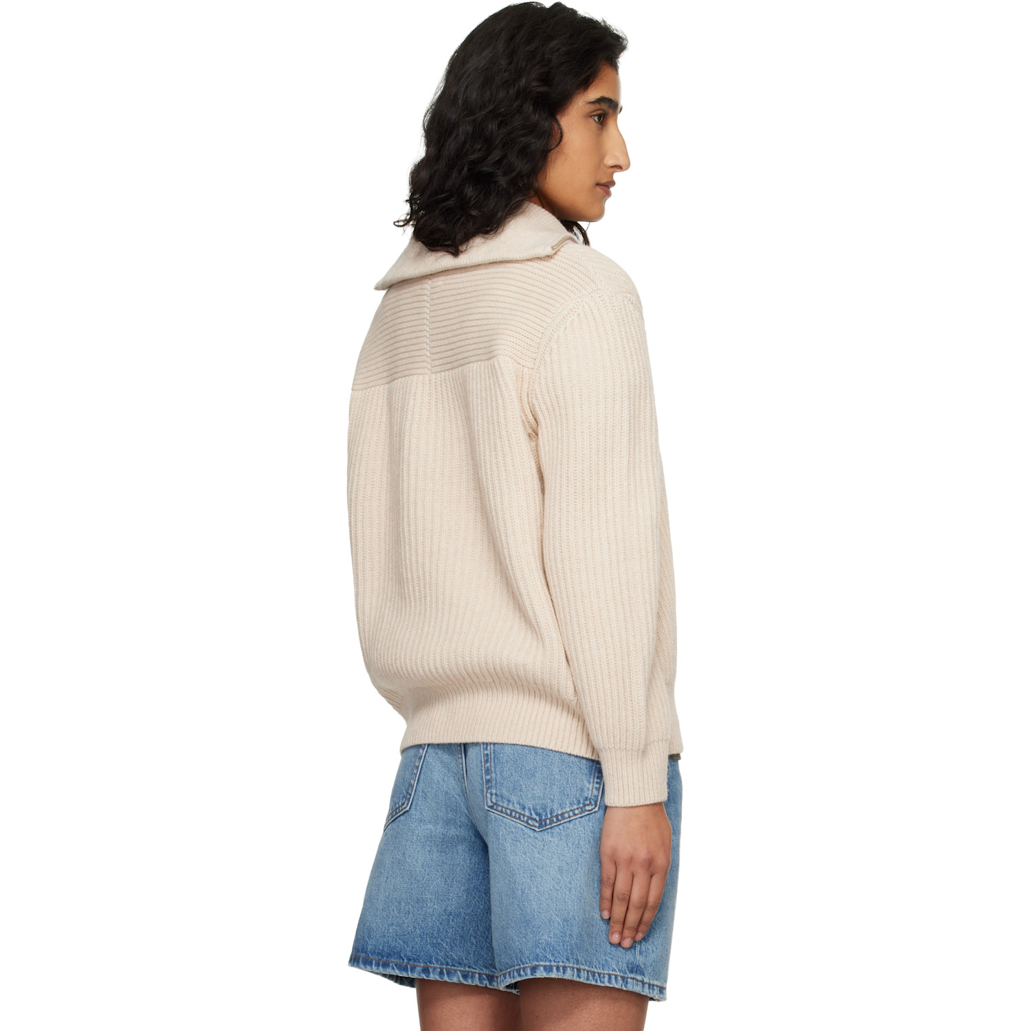  Anine Bing Beige Sammy Sweater 