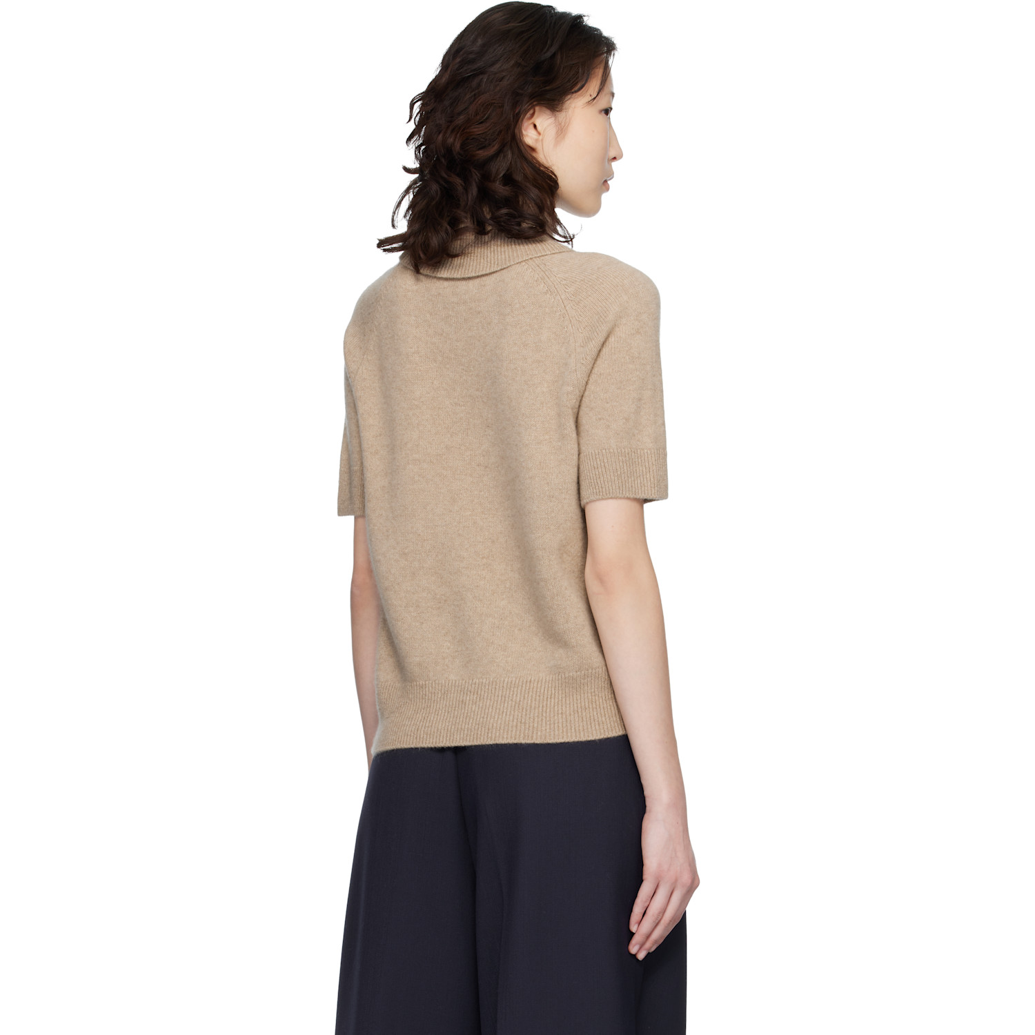  Anine Bing Taupe Jackson Turtleneck 
