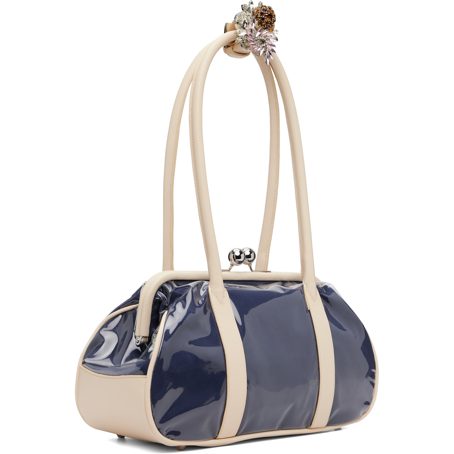  August Barron Navy & Off-white Bette Bag 