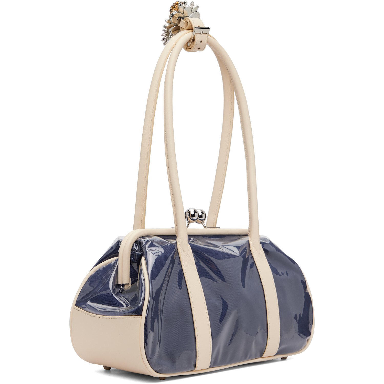  August Barron Navy & Off-white Bette Bag 