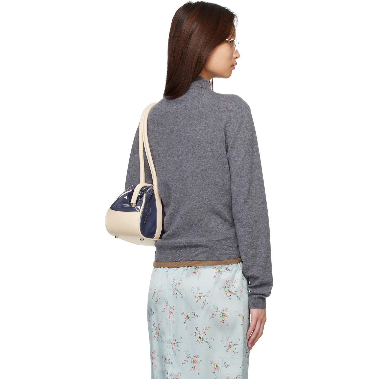  August Barron Gray & Brown Double Cardigan 