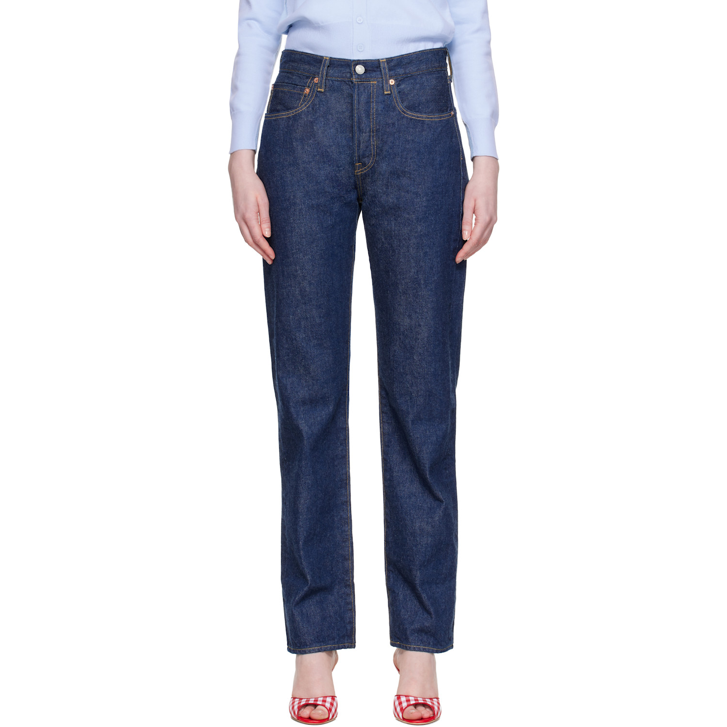 Levi's Navy '70s 501 Jeans