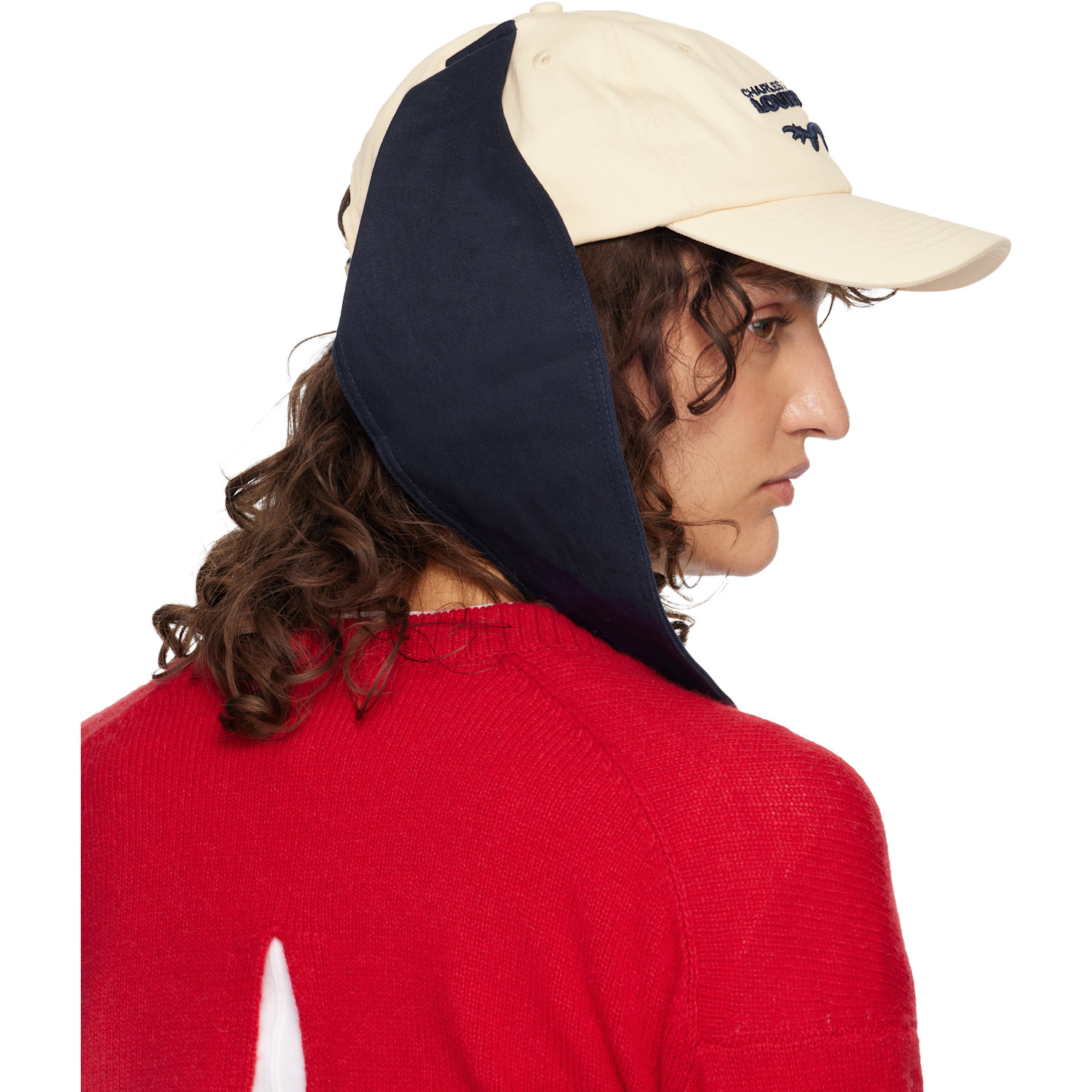  Charles Jeffrey Loverboy Off-white Colour Block Bunny Cap 