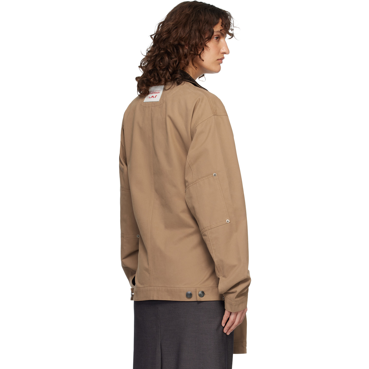  Charles Jeffrey Loverboy Tan Hug Jacket 