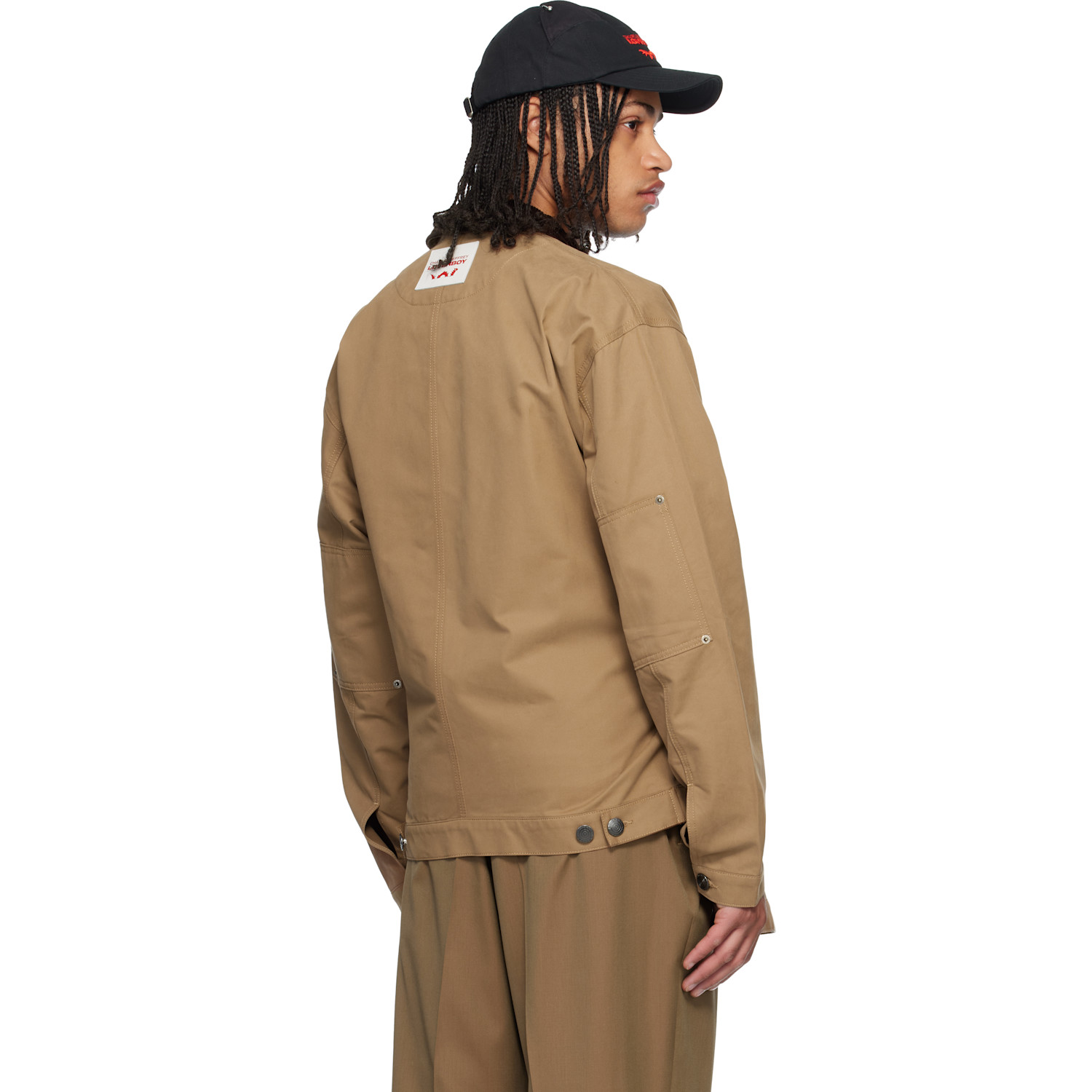  Charles Jeffrey Loverboy Tan Hug Jacket 