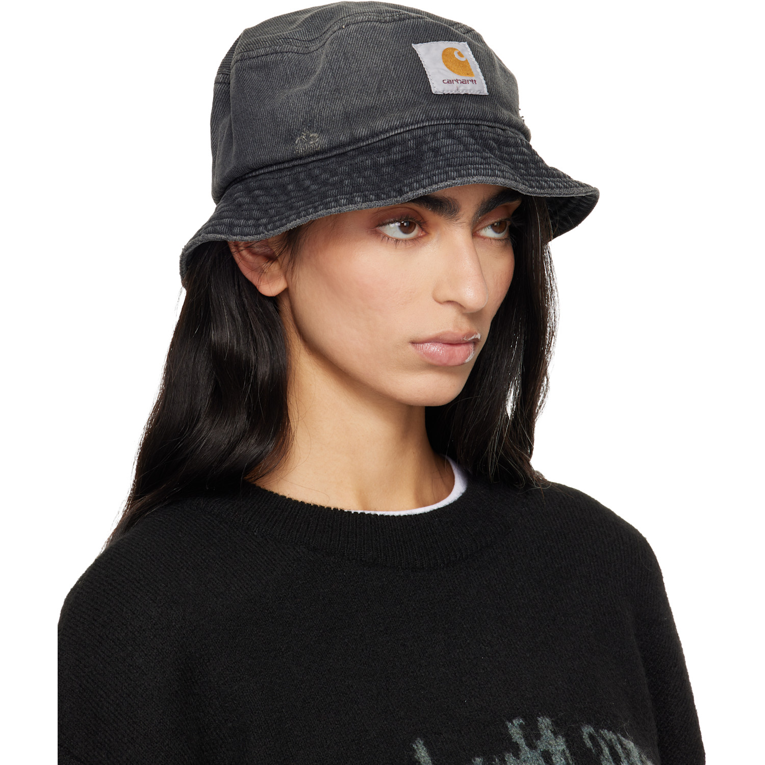  Carhartt Work In Progress Black Aden Bucket Hat 