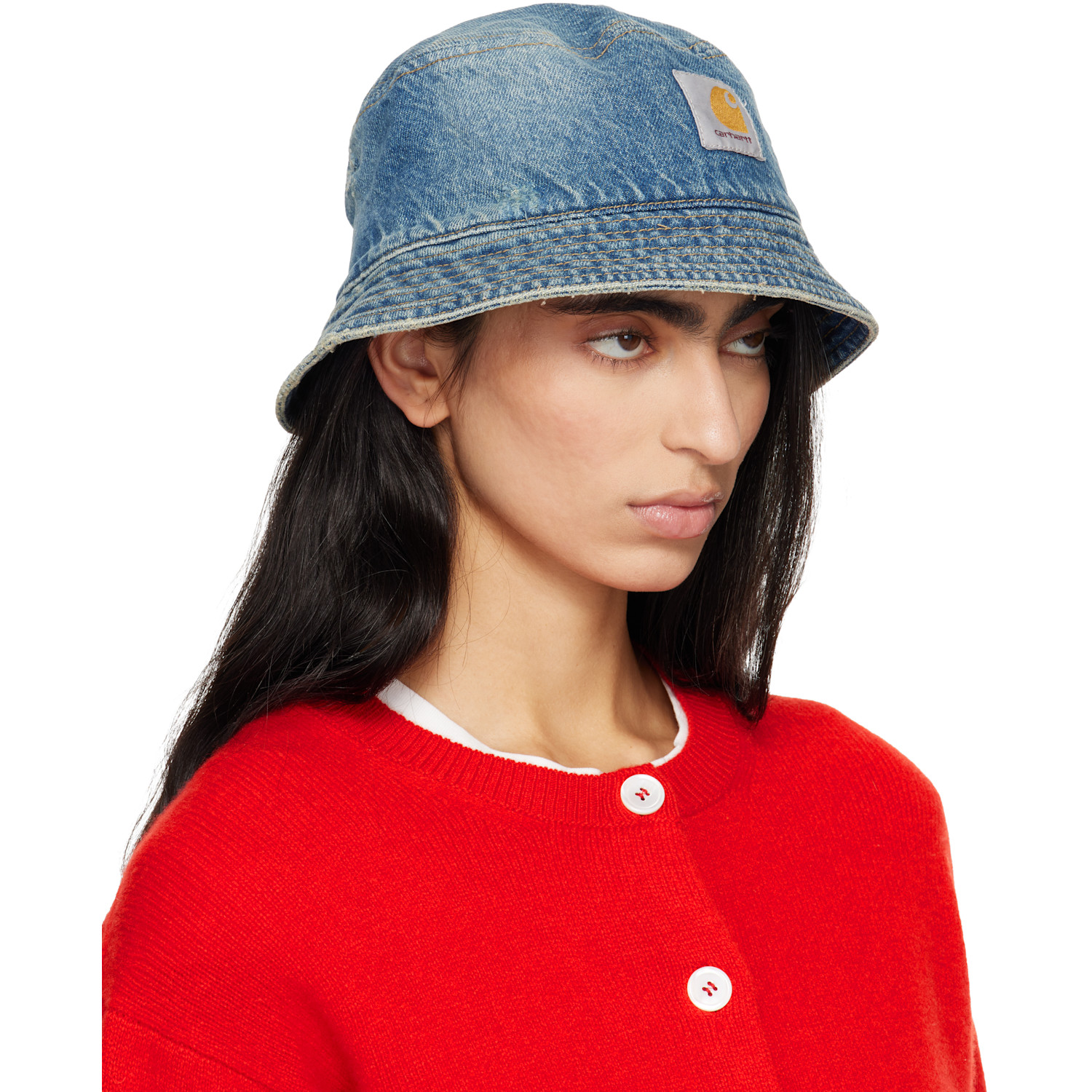  Carhartt Work In Progress Blue Aden Bucket Hat 