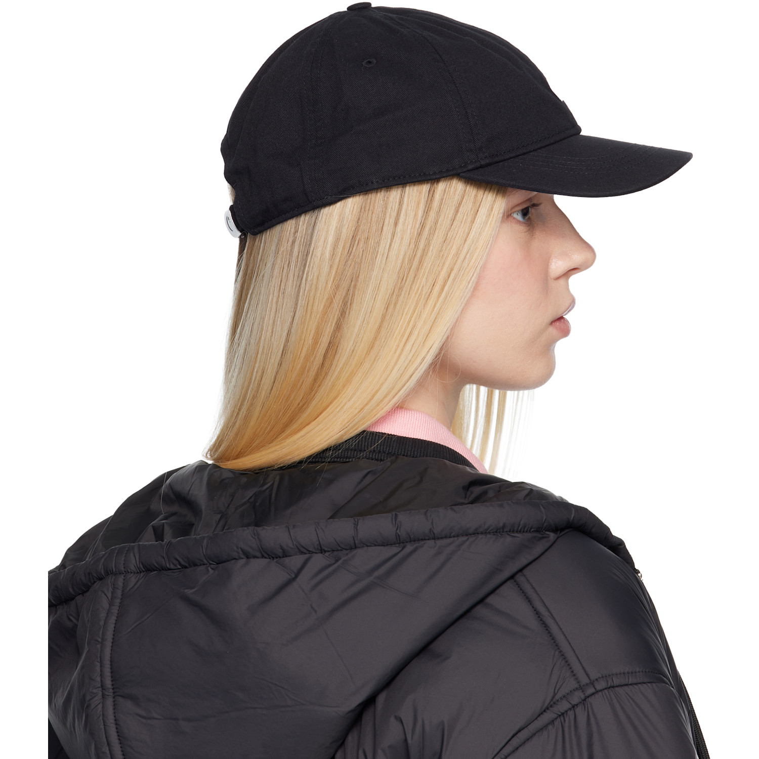  Carhartt Work In Progress Black Madison Logo Cap 
