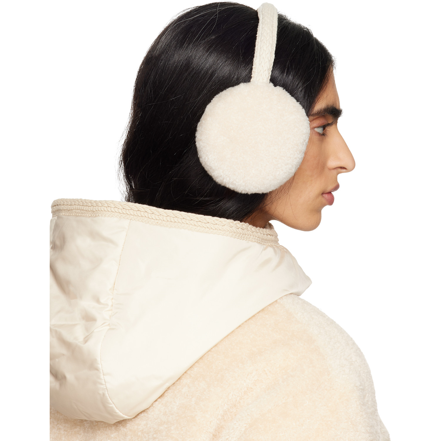  Moncler Off-white Teddy Ear Muffs 