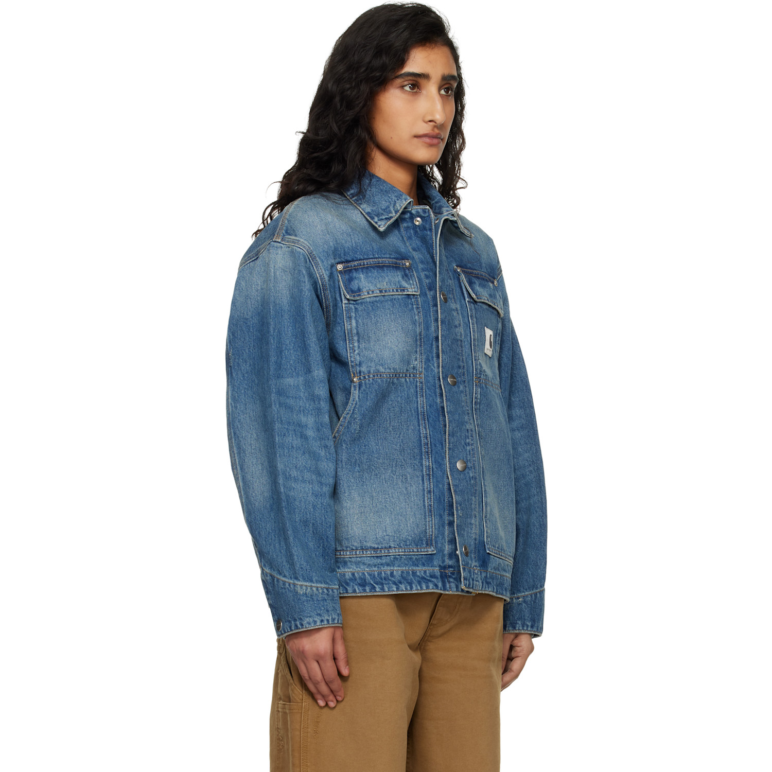  Carhartt Work In Progress Blue Og Arctic Denim Jacket 