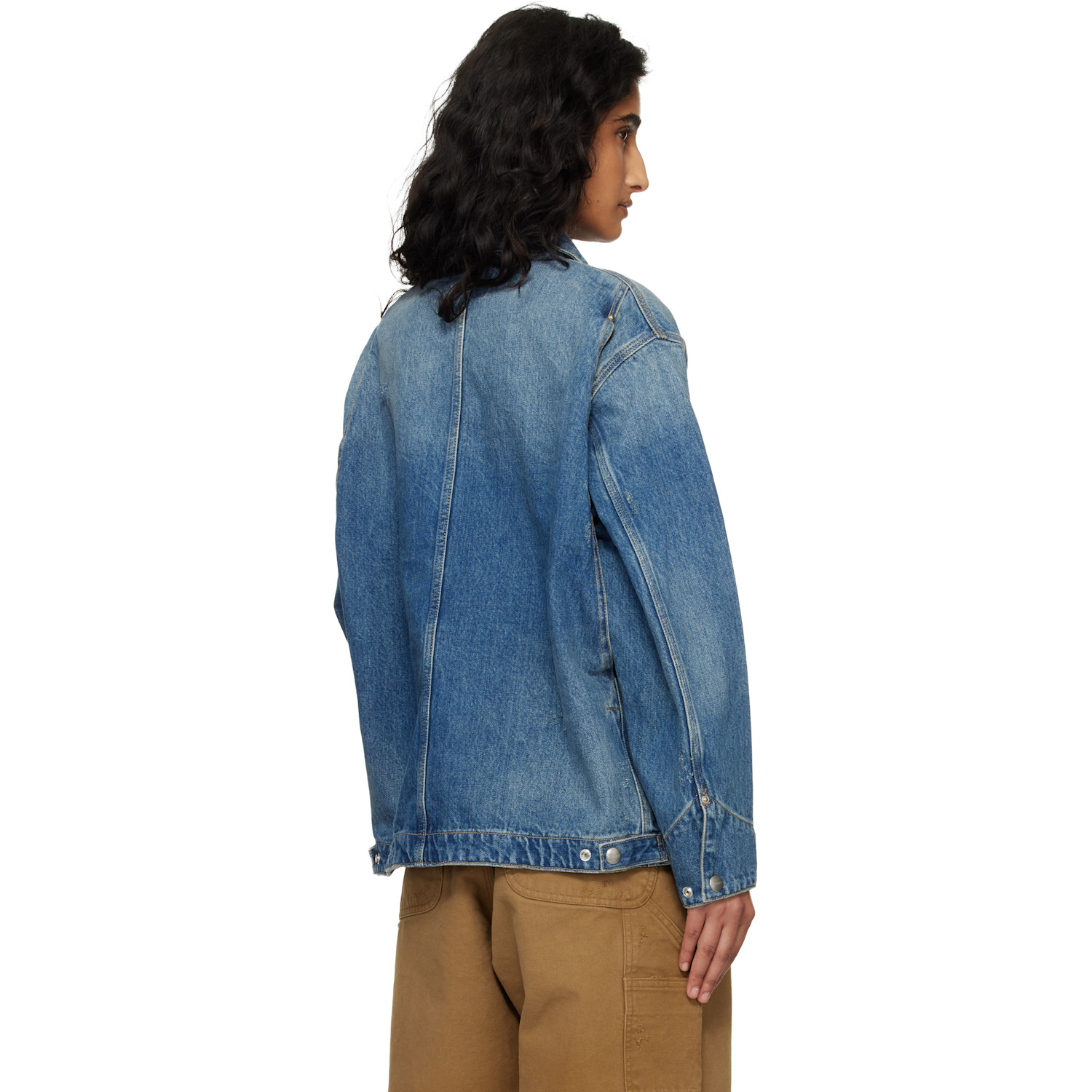  Carhartt Work In Progress Blue Og Arctic Denim Jacket 
