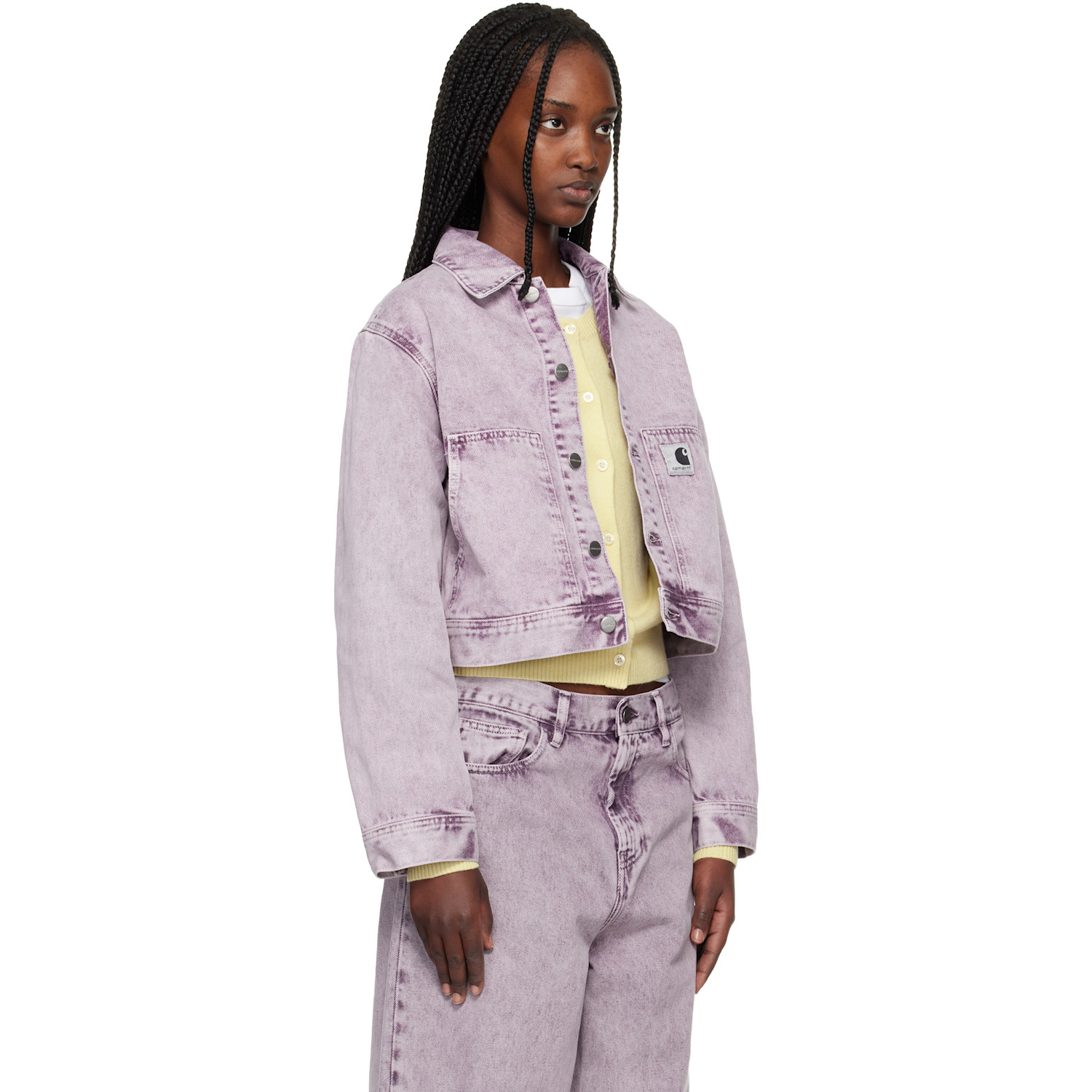  Carhartt Work In Progress Purple Arca Denim Jacket 