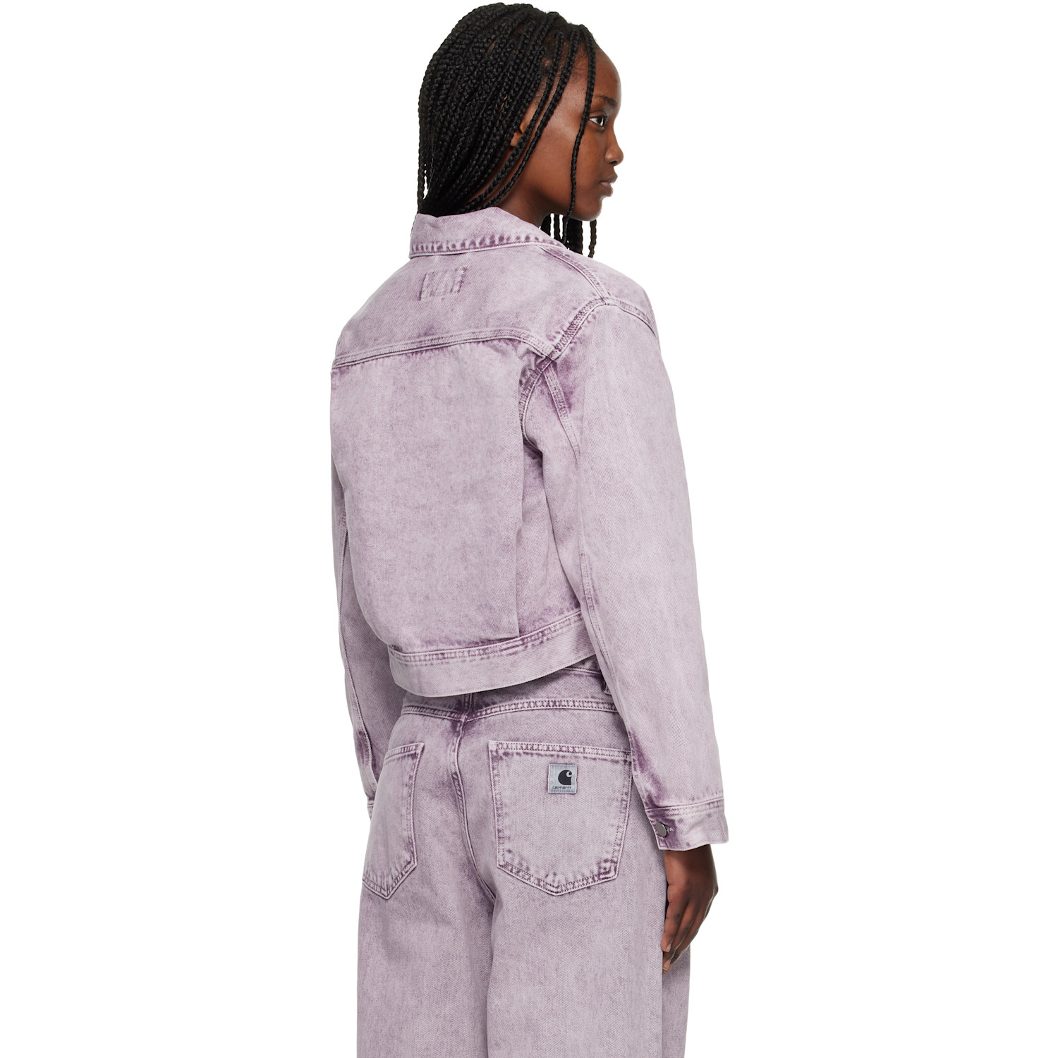  Carhartt Work In Progress Purple Arca Denim Jacket 