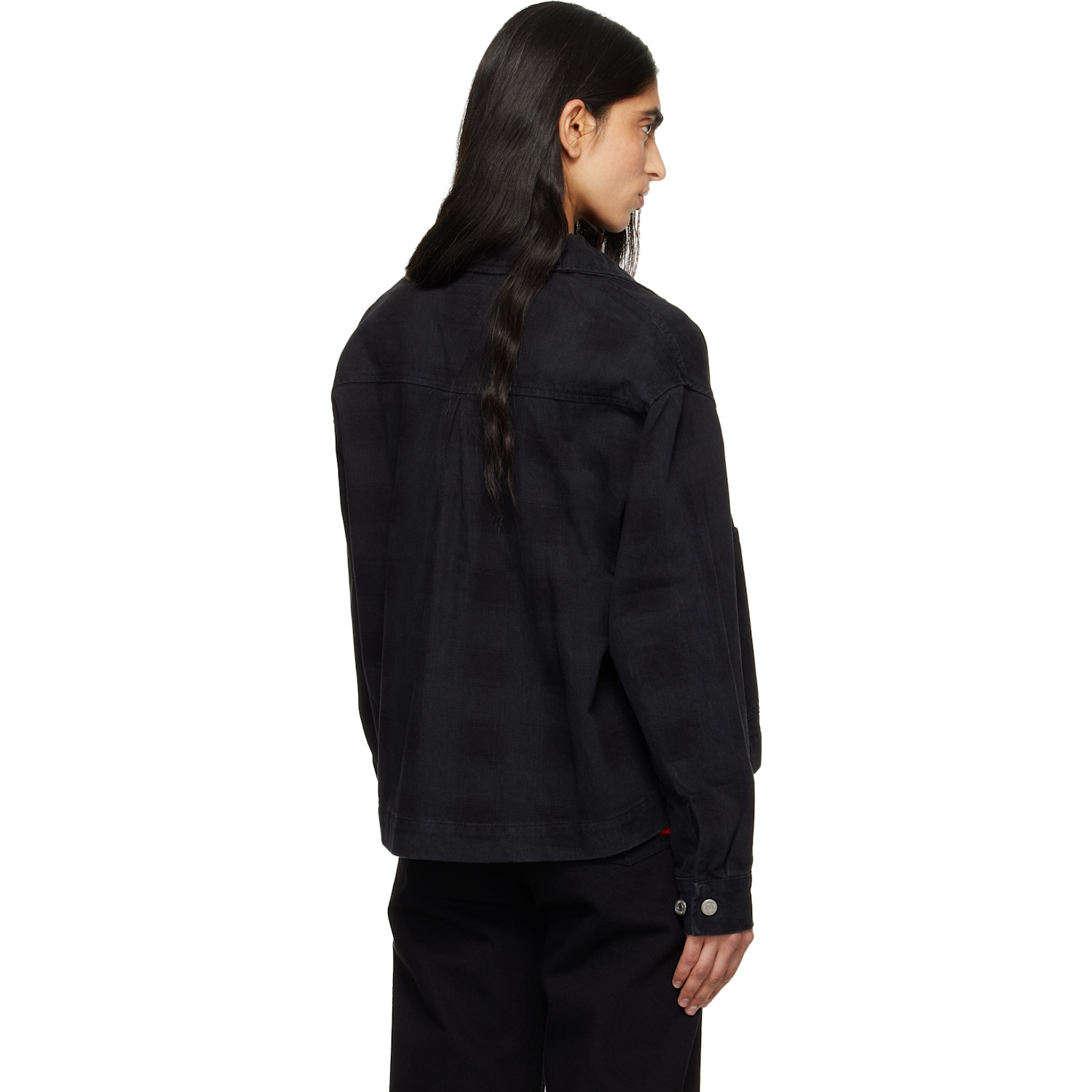  Carhartt Work In Progress Black Everson Denim Shirt Jacket 