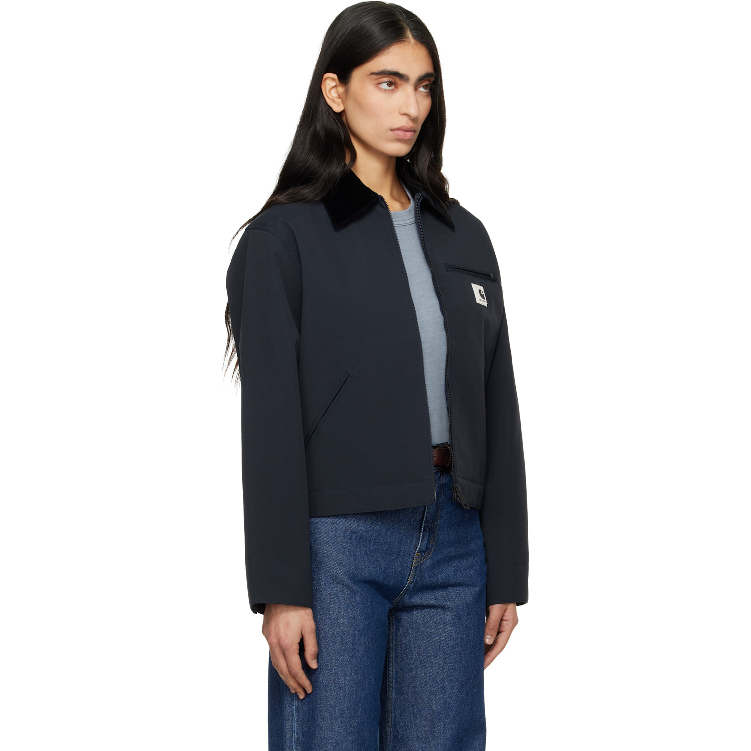  Carhartt Work In Progress Navy Newkirk Summer Jacket 