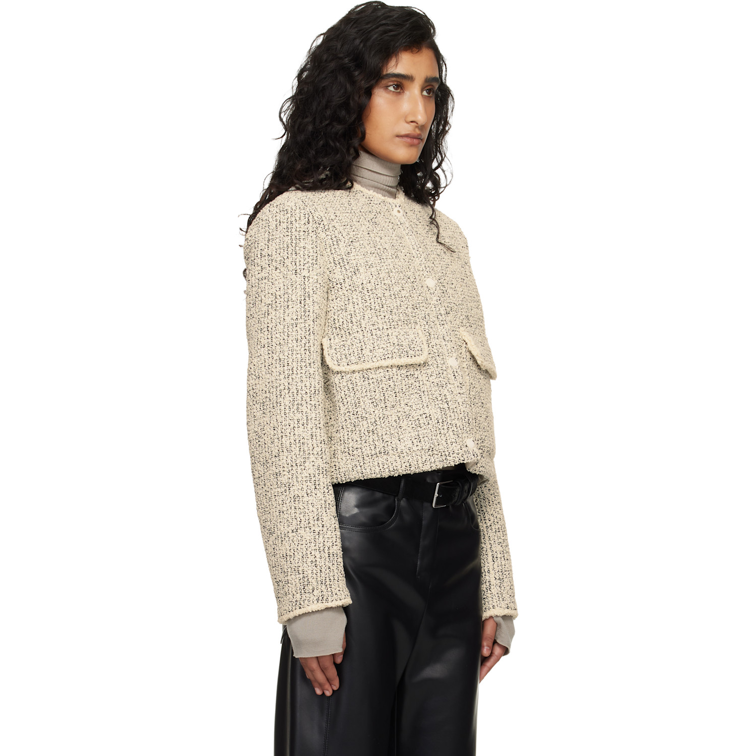  Moncler Off-white Dauphine Down Jacket 