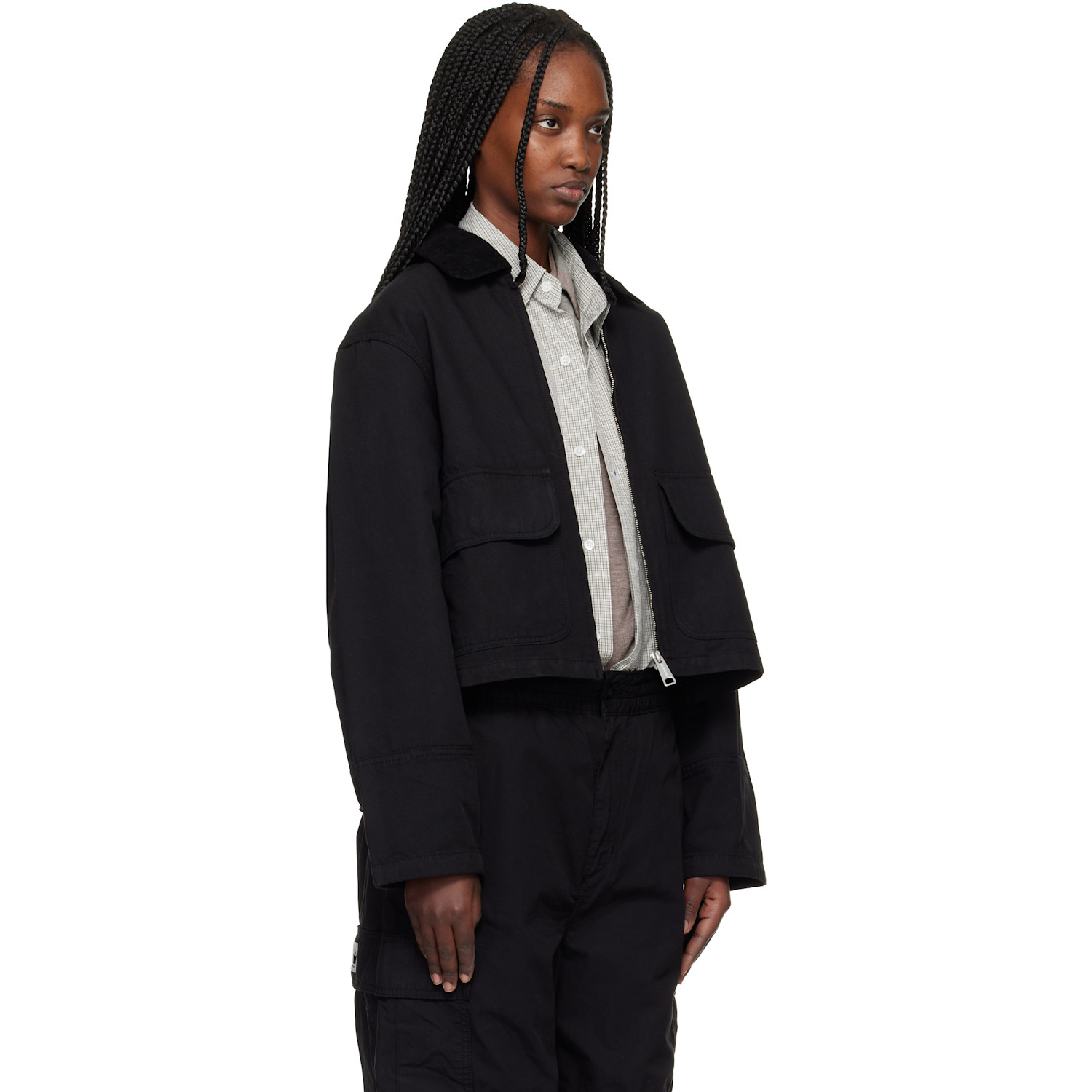 Carhartt Work In Progress Black Prescott Jacket 