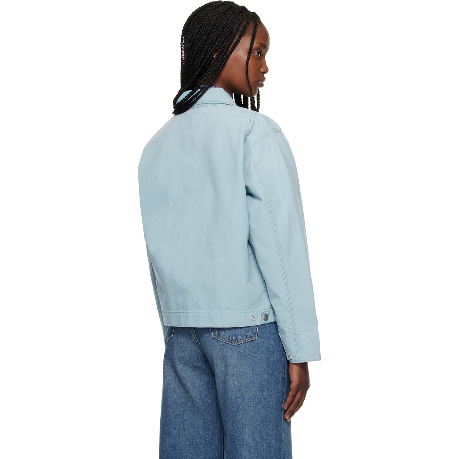  Carhartt Work In Progress Blue Og Detroit Jacket 