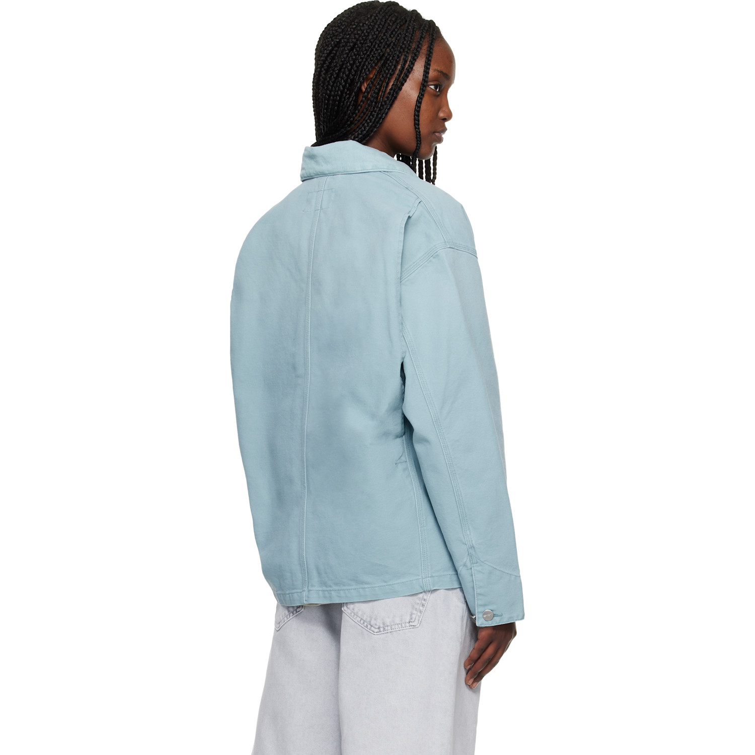  Carhartt Work In Progress Blue Og Michigan Jacket 